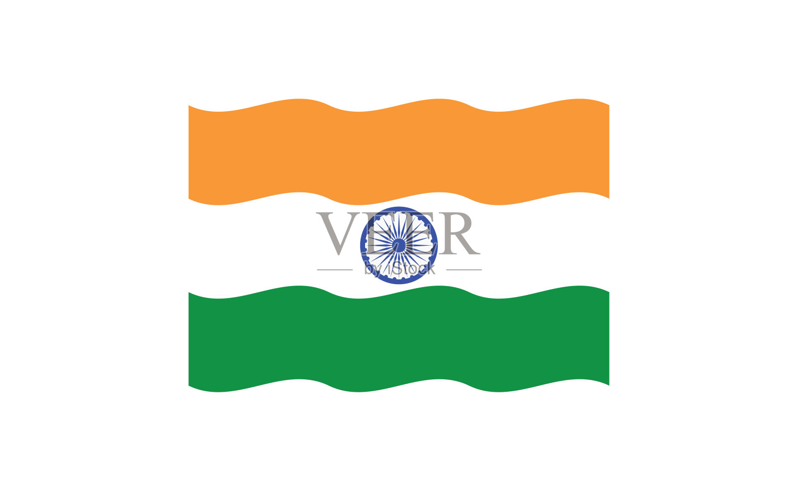印度国旗插画图片素材