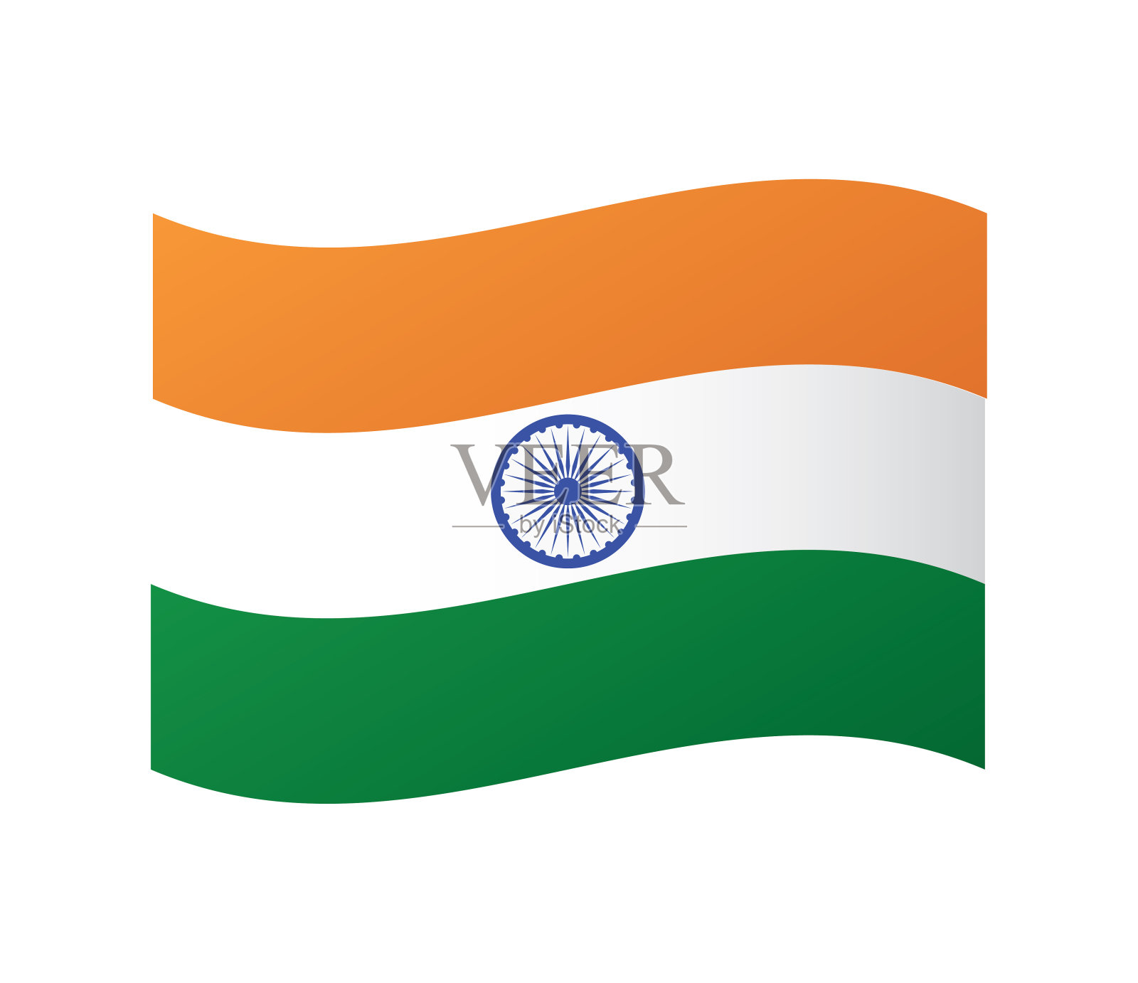 印度国旗插画图片素材