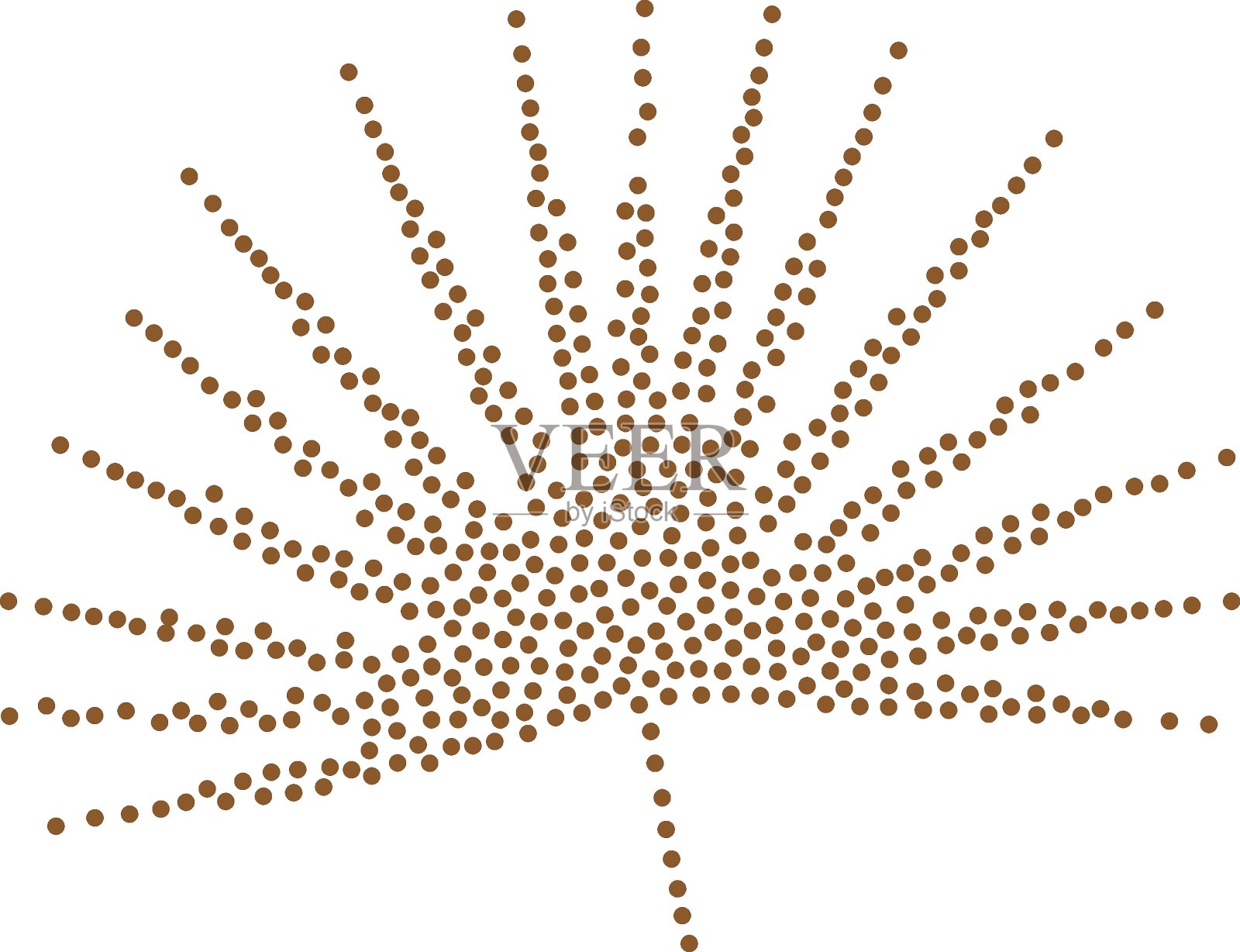 热带的叶子。叶的象征。现代设计插画图片素材