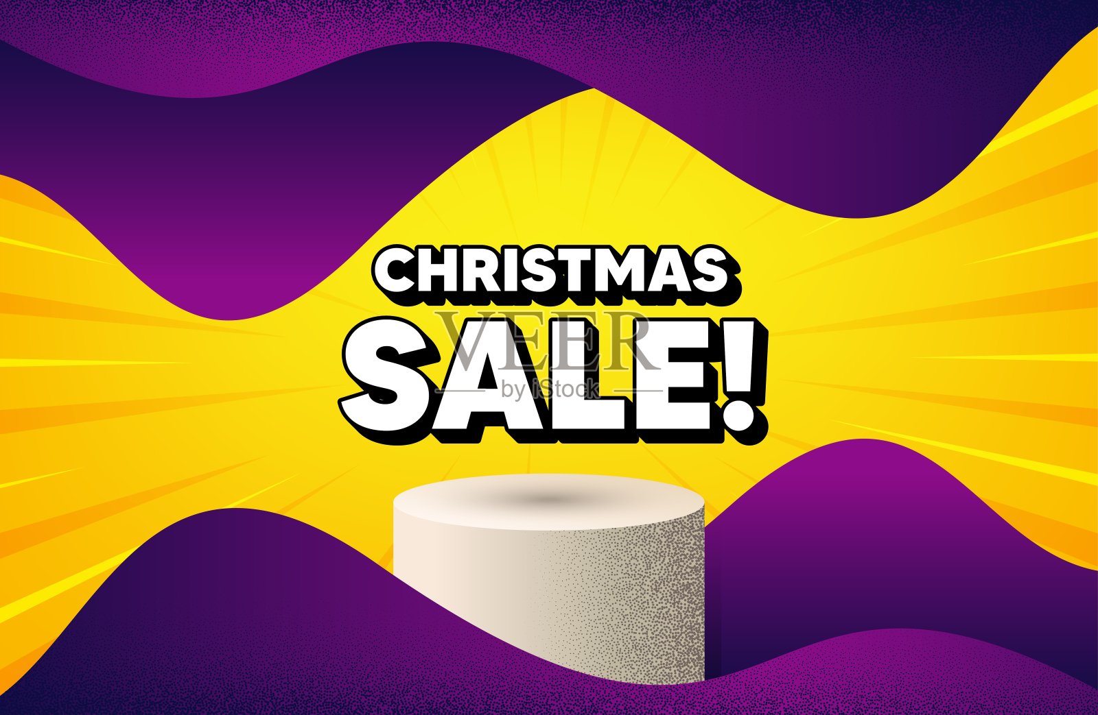 圣诞节销售。特价标志。向量设计元素图片