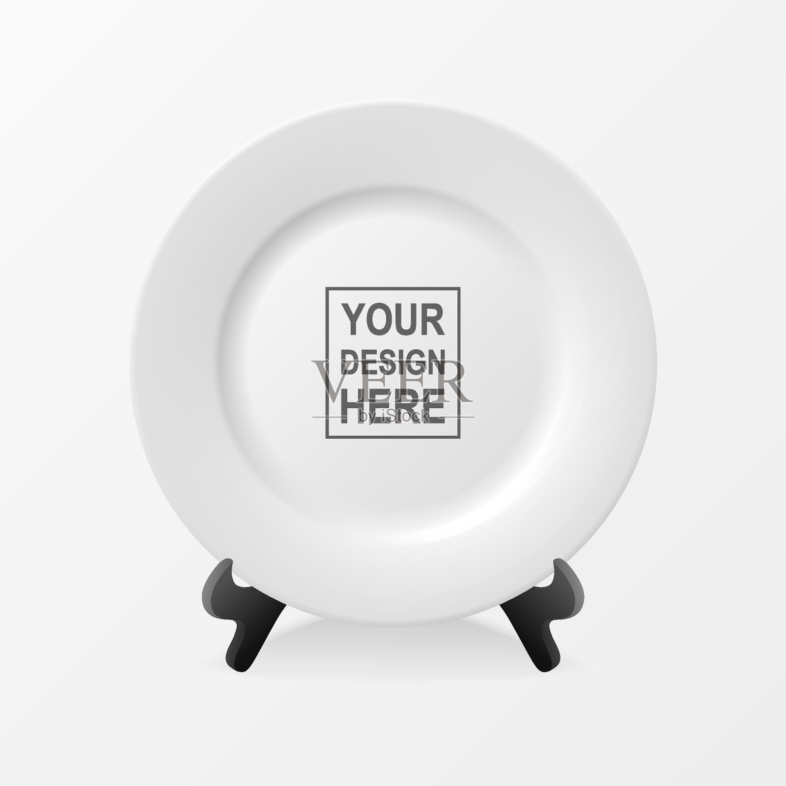 白色背景上的数字特写镜头插画图片素材