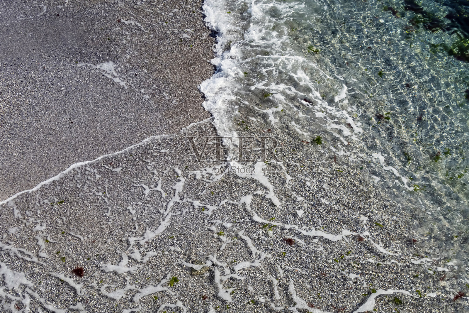清澈的海景和海岸景色照片摄影图片