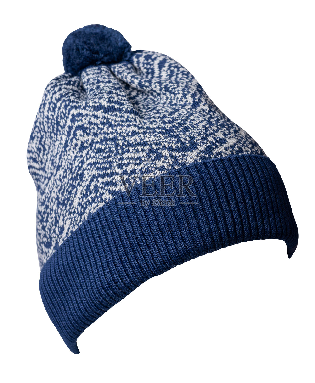 针织帽孤立在白色背景照片摄影图片