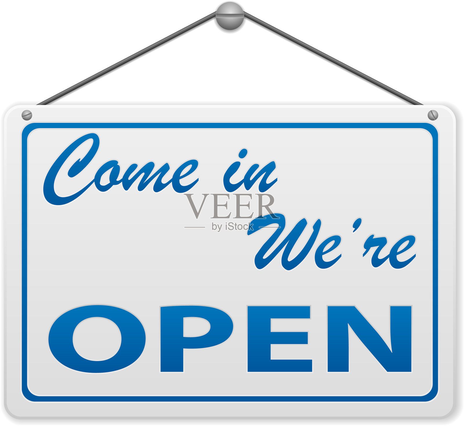 开放的路标插画图片素材