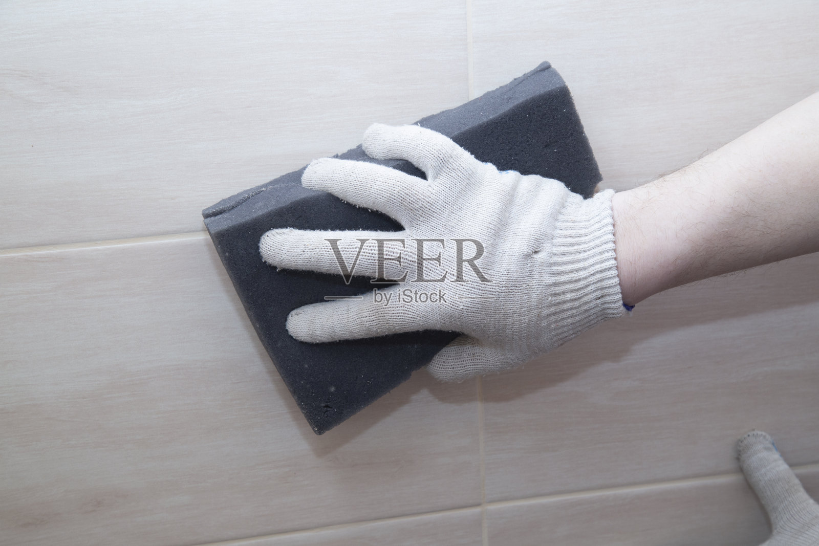 洗浴室里的瓷砖照片摄影图片