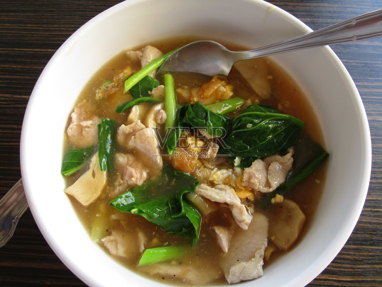 泰国辣味鸡汤照片摄影图片