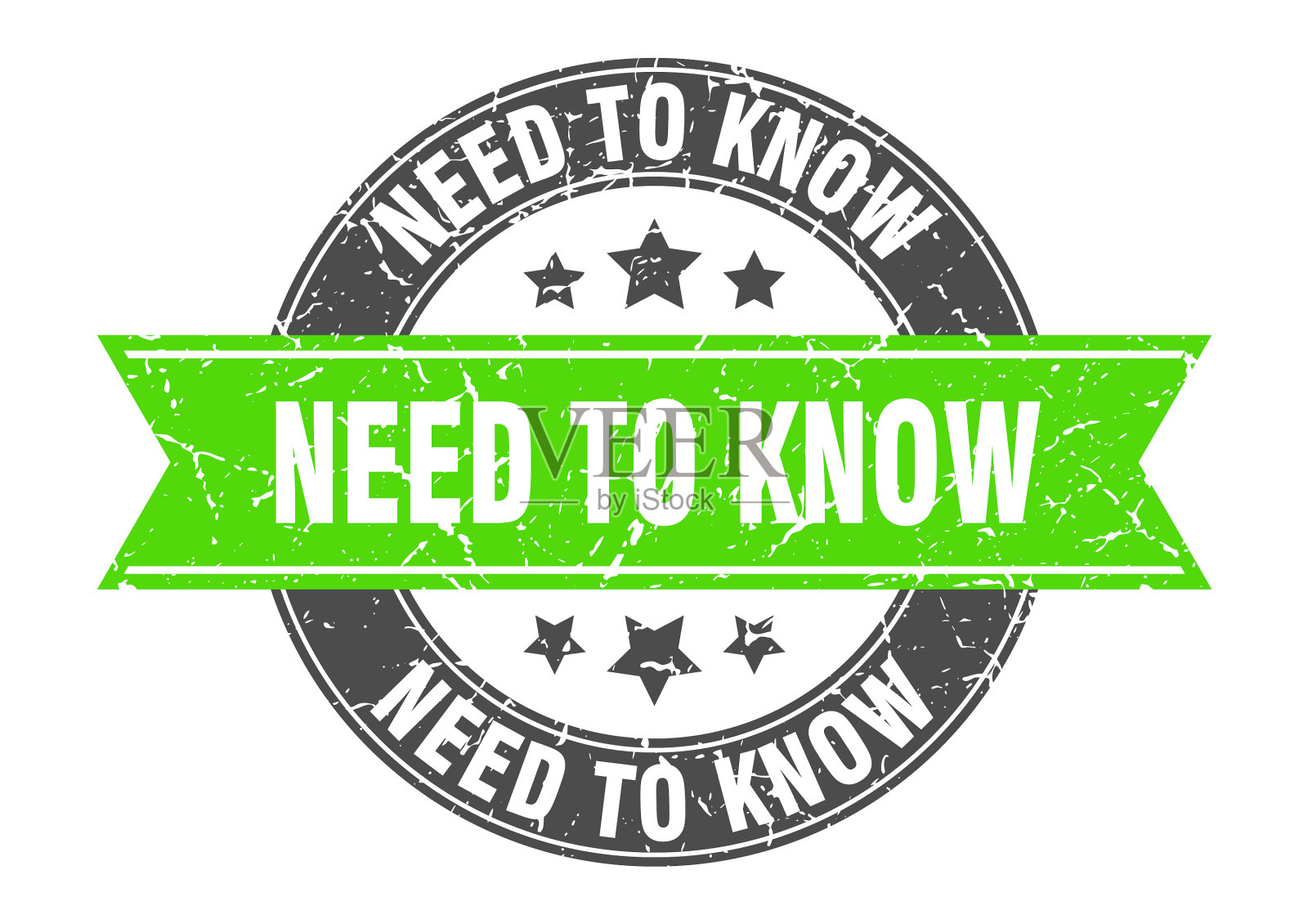 需要知道圆形邮票和缎带标签的标志插画图片素材