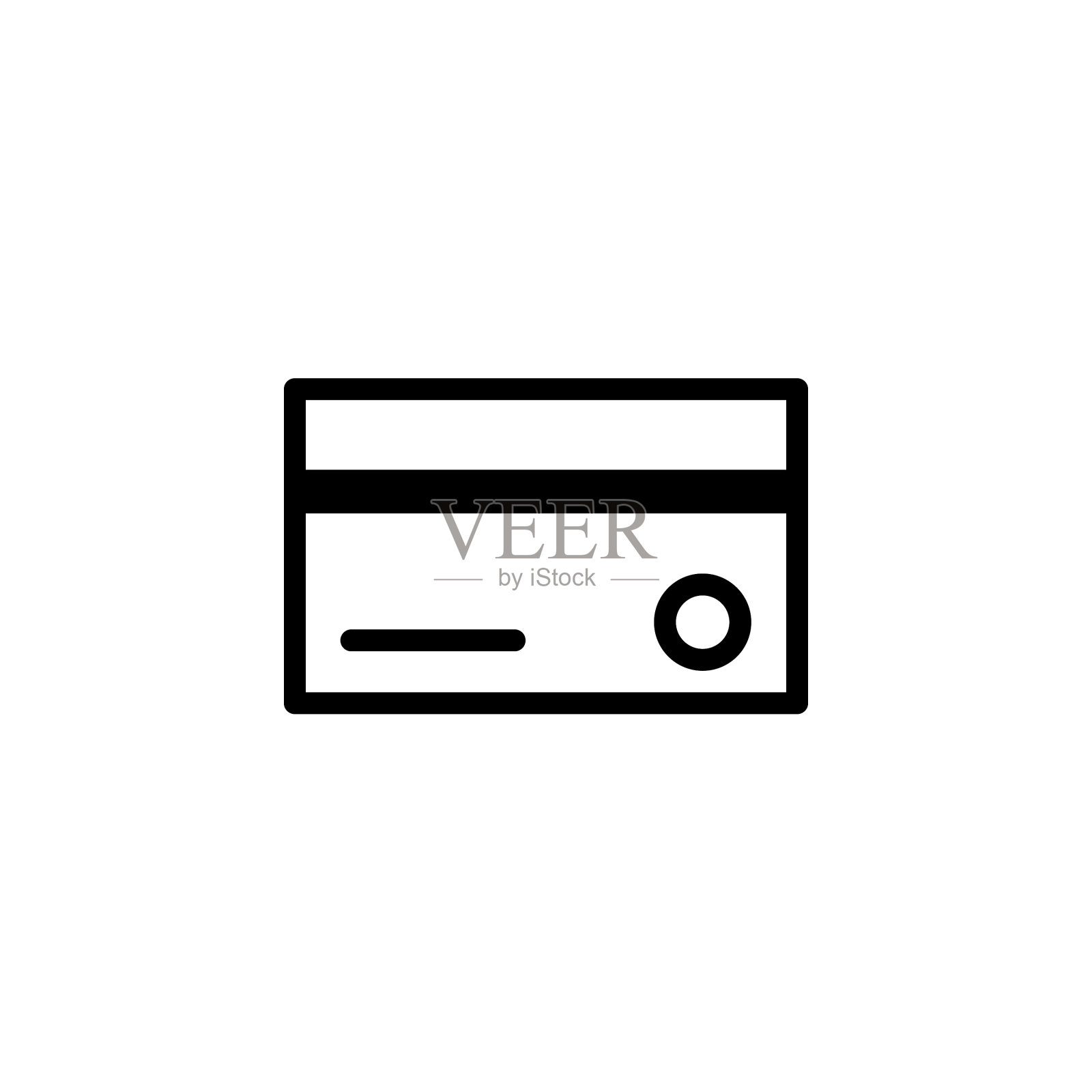 信用卡圆形图标插画图片素材