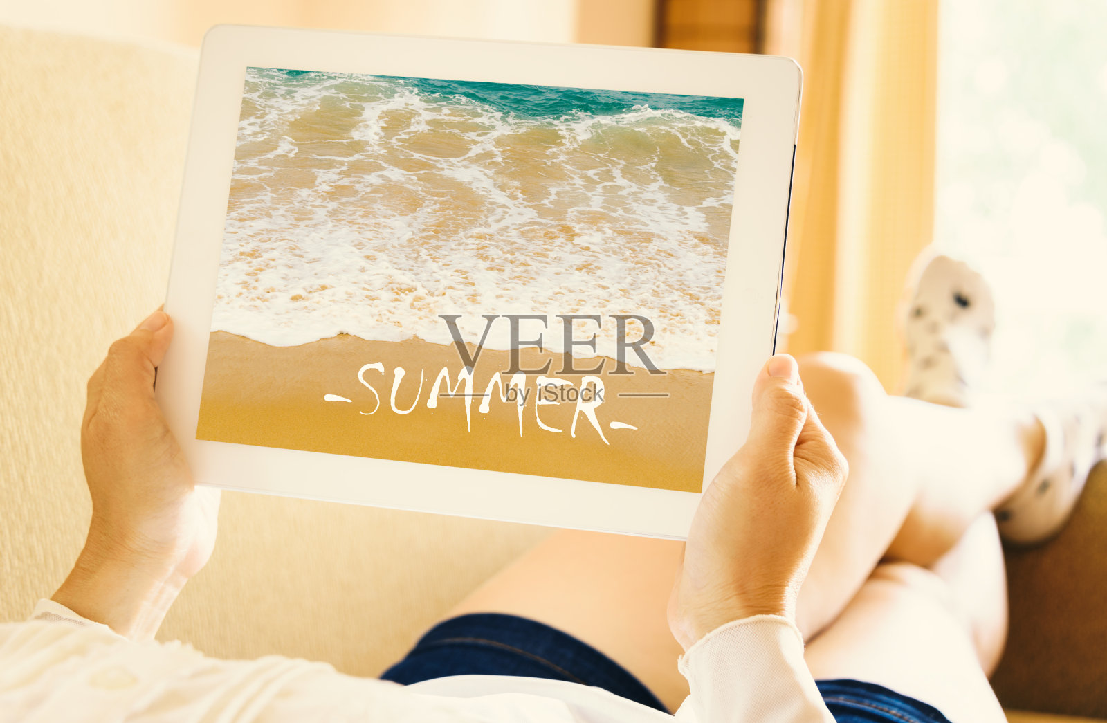 夏天旅游照片摄影图片