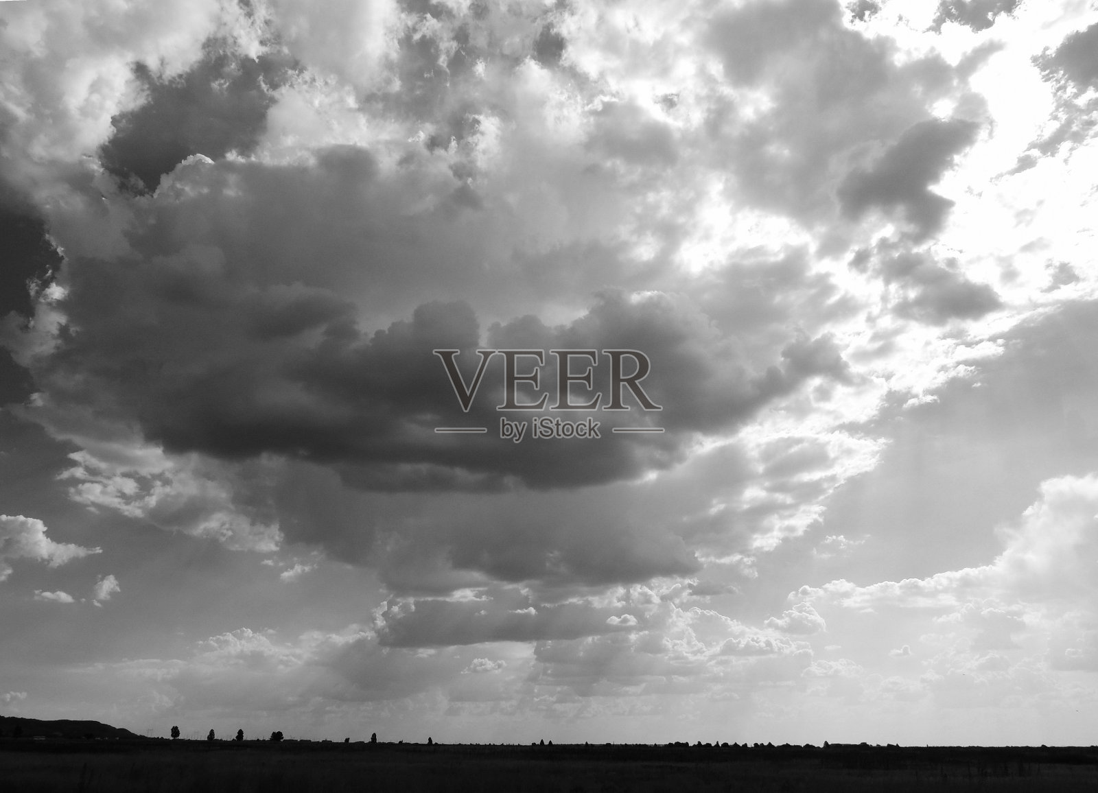 南非波切斯特鲁姆附近的云层。照片摄影图片