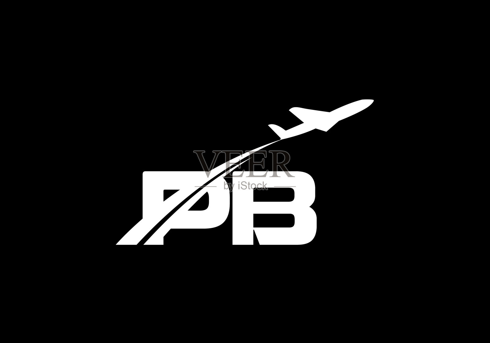 P字母logo设计图形字母插画图片素材