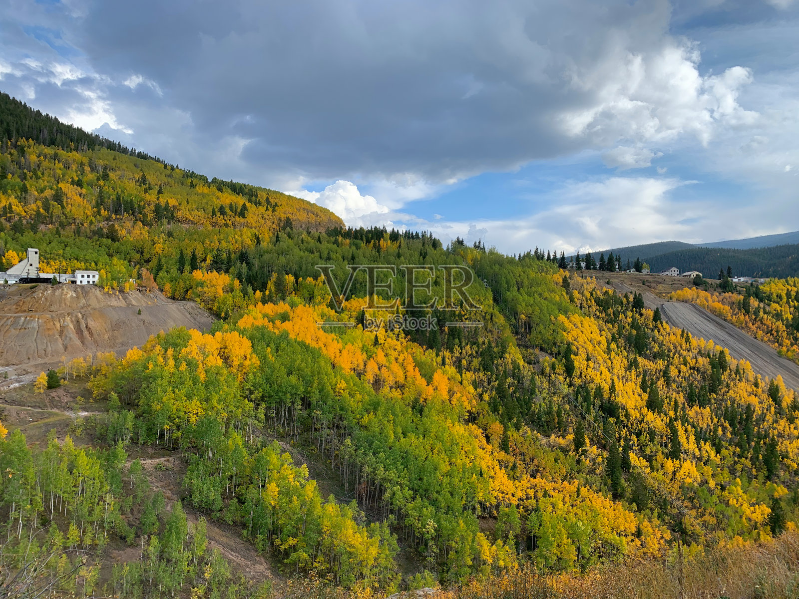 科罗拉多州西部的秋季自驾游照片摄影图片