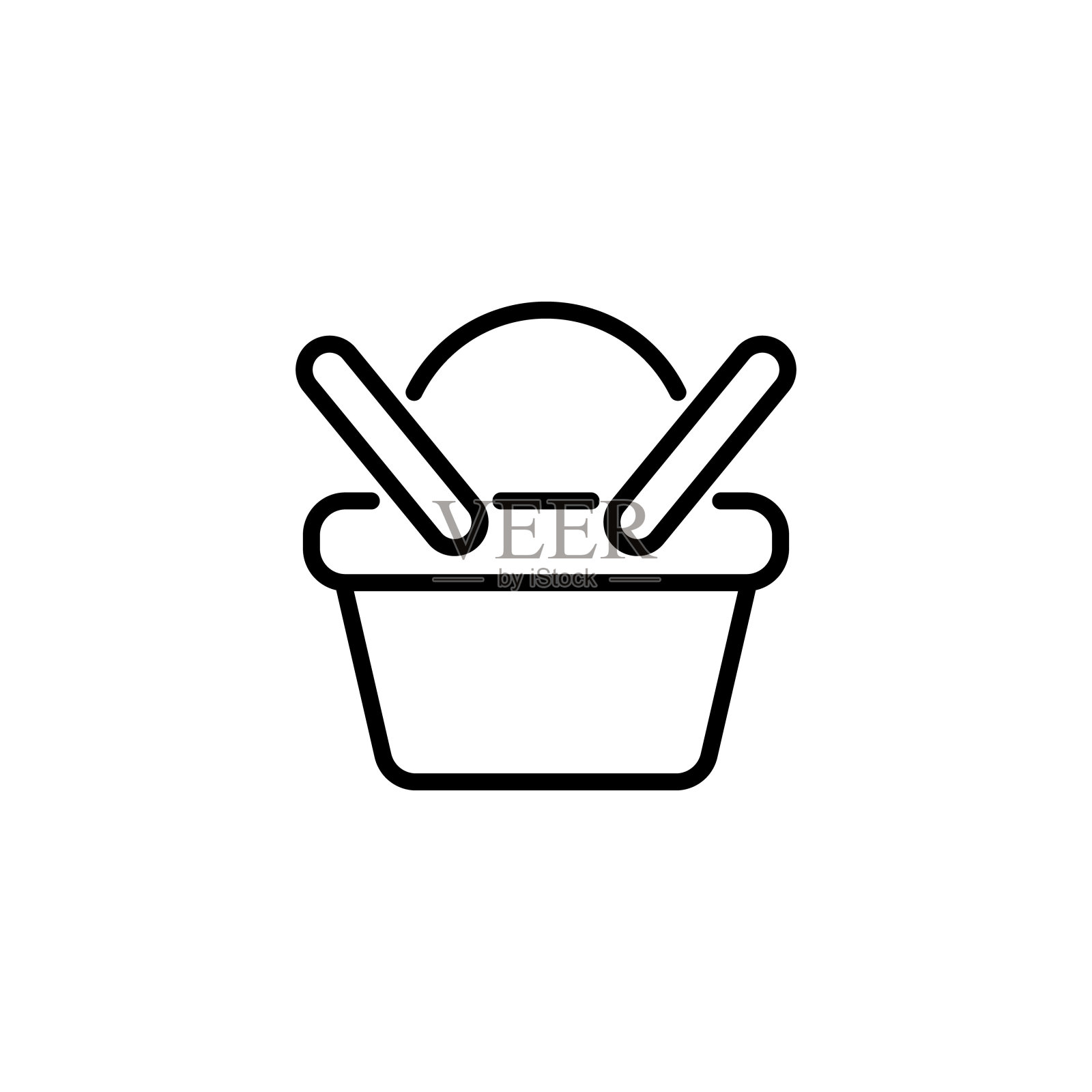 比特币购物插画图片素材