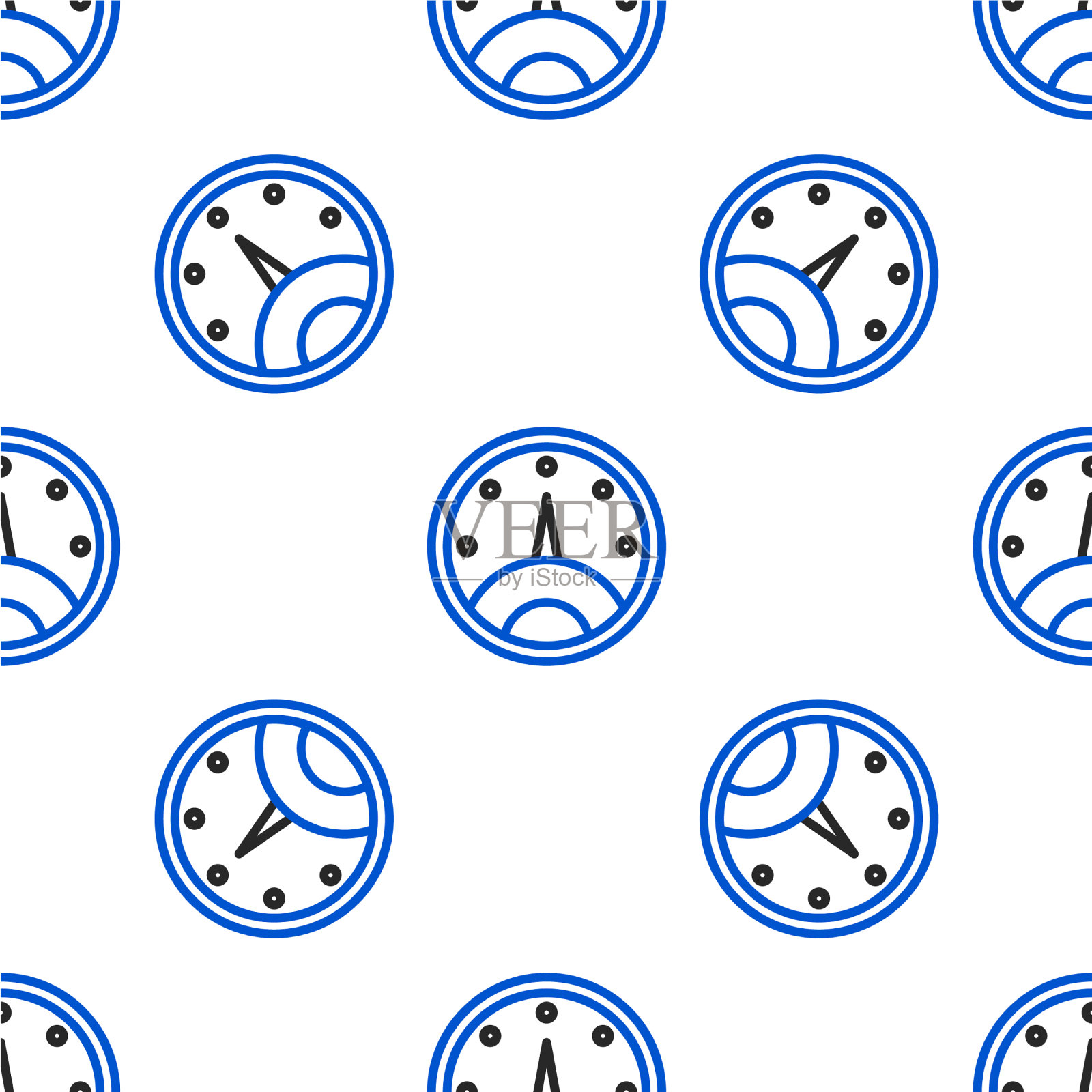 线速度计图标隔离无缝图案上插画图片素材