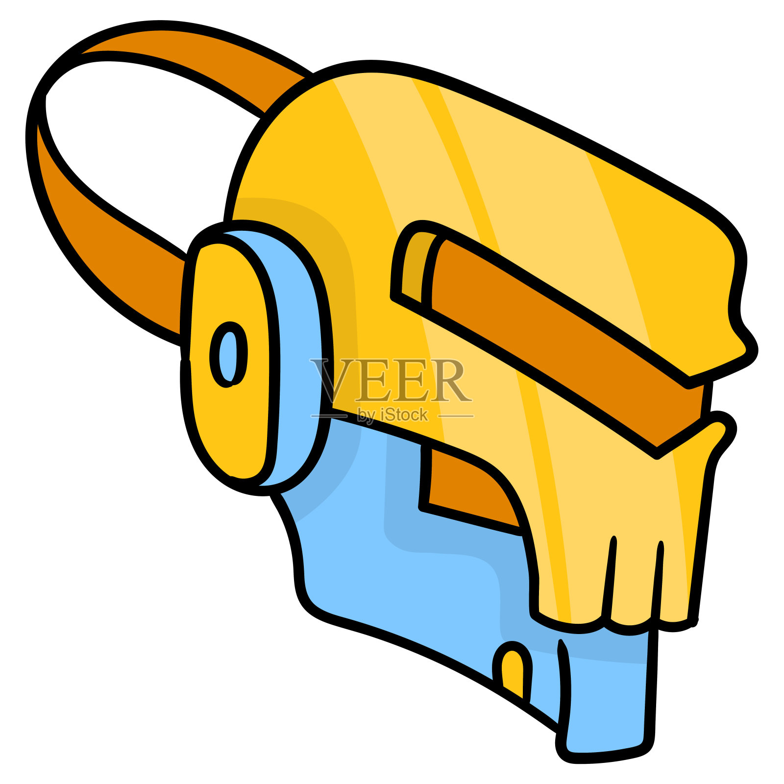 表情符号头部卡通插画图片素材