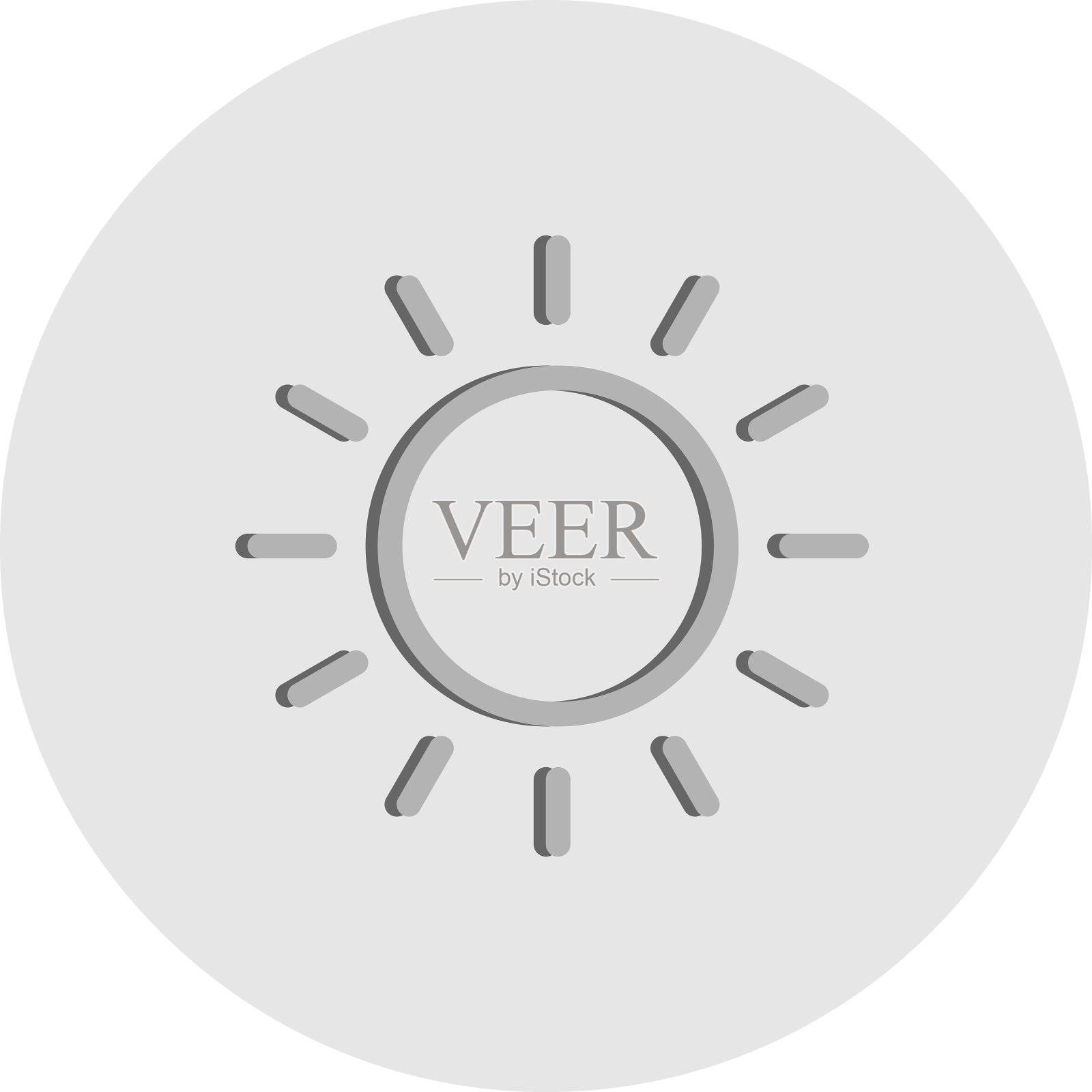 太阳图标插画图片素材