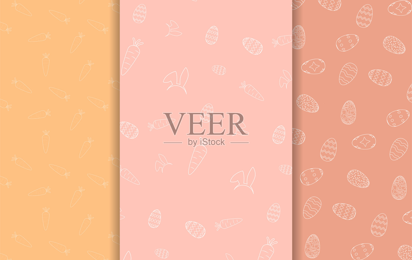 复活节彩色模式插画图片素材