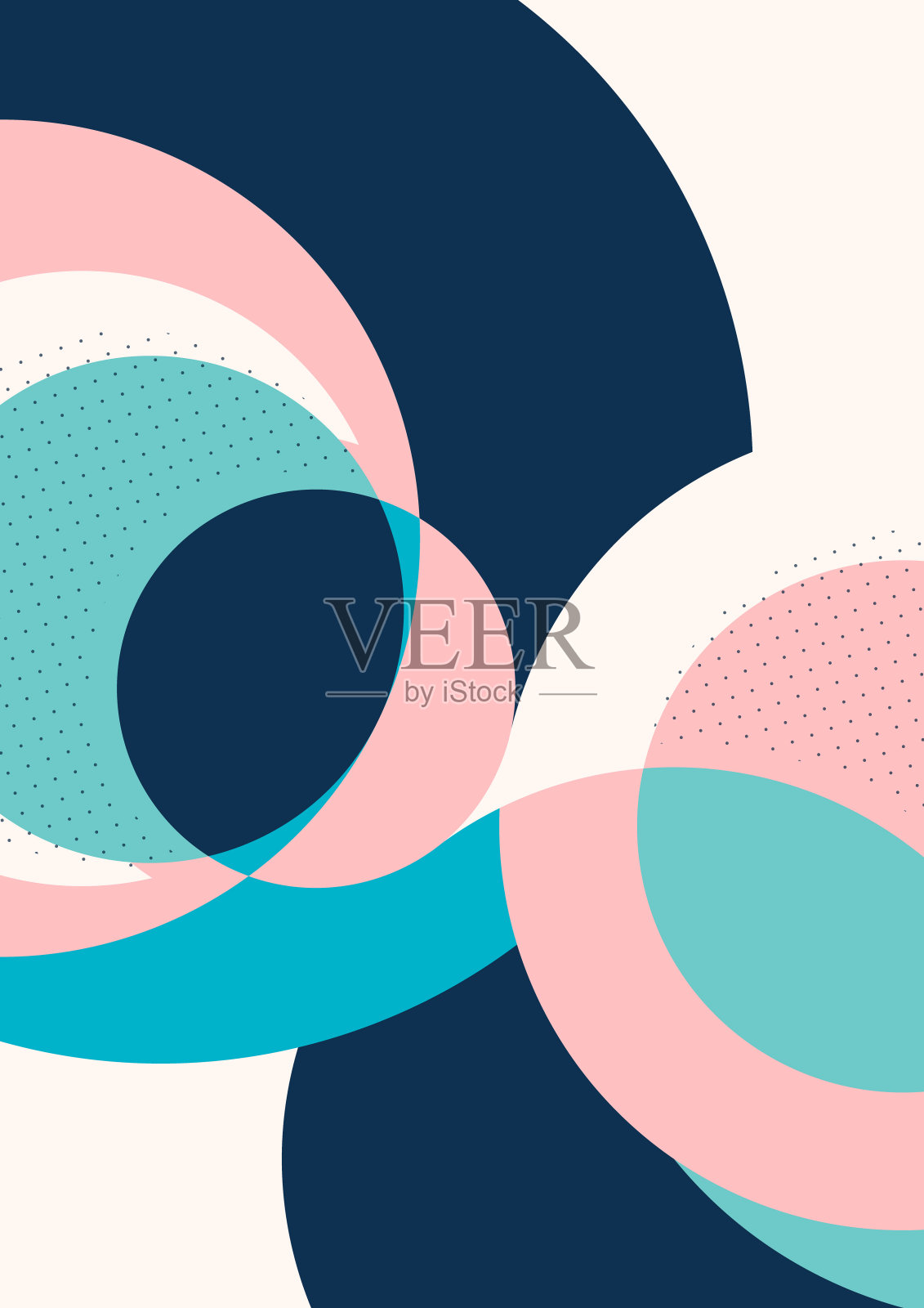 抽象的背景与彩色剪纸形状。公司设计。模板海报，横幅，名片，明信片。向量插画图片素材