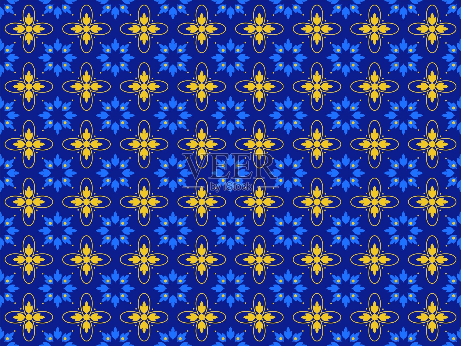 Azulejos葡萄牙瓷砖地板图案插画图片素材