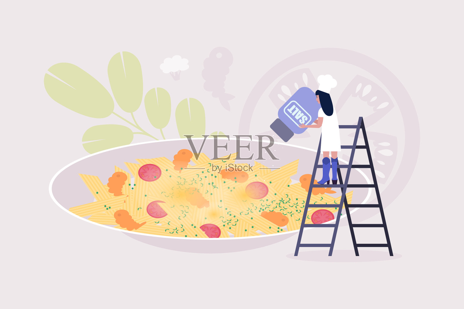 烹饪概念插画图片素材