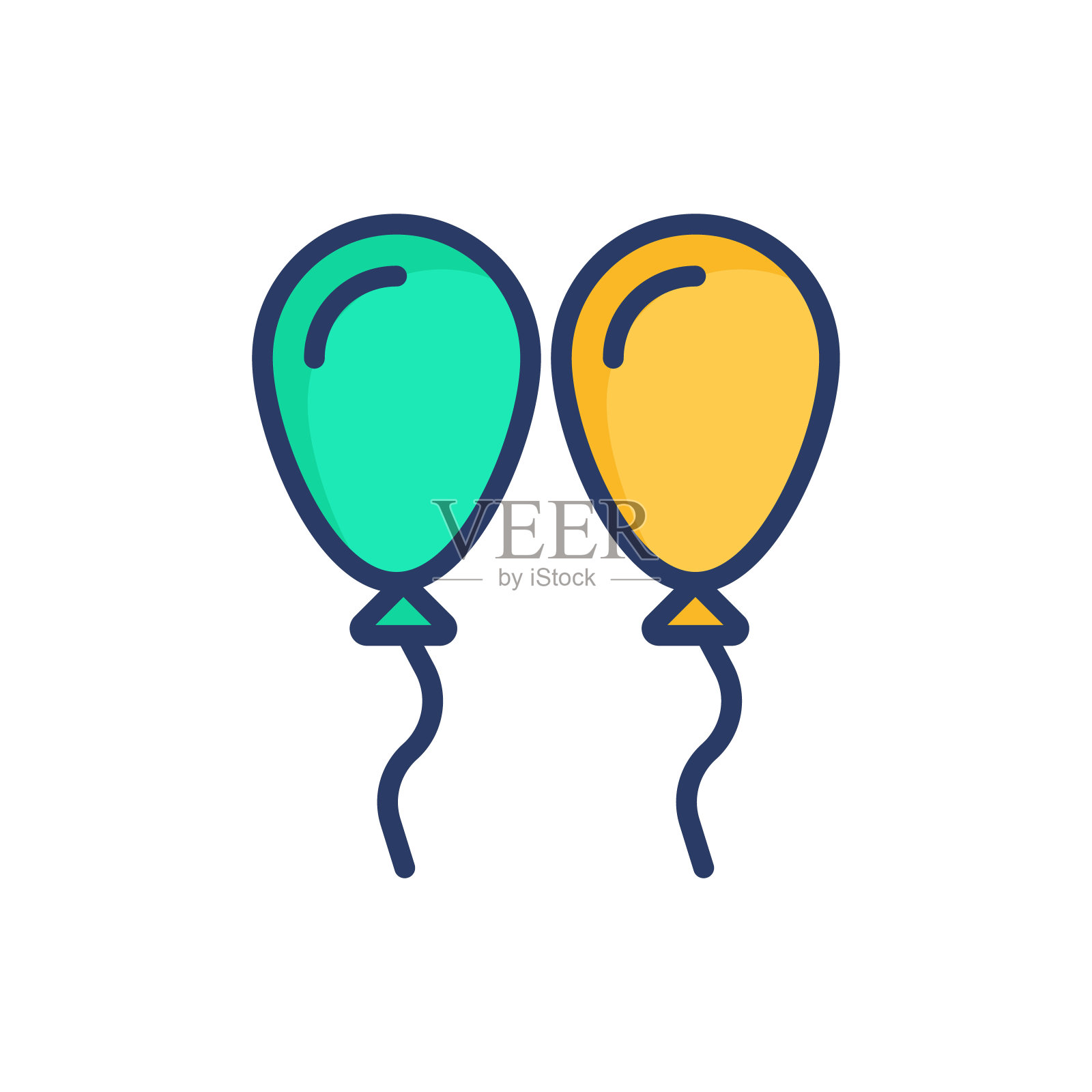 气球设计元素图片