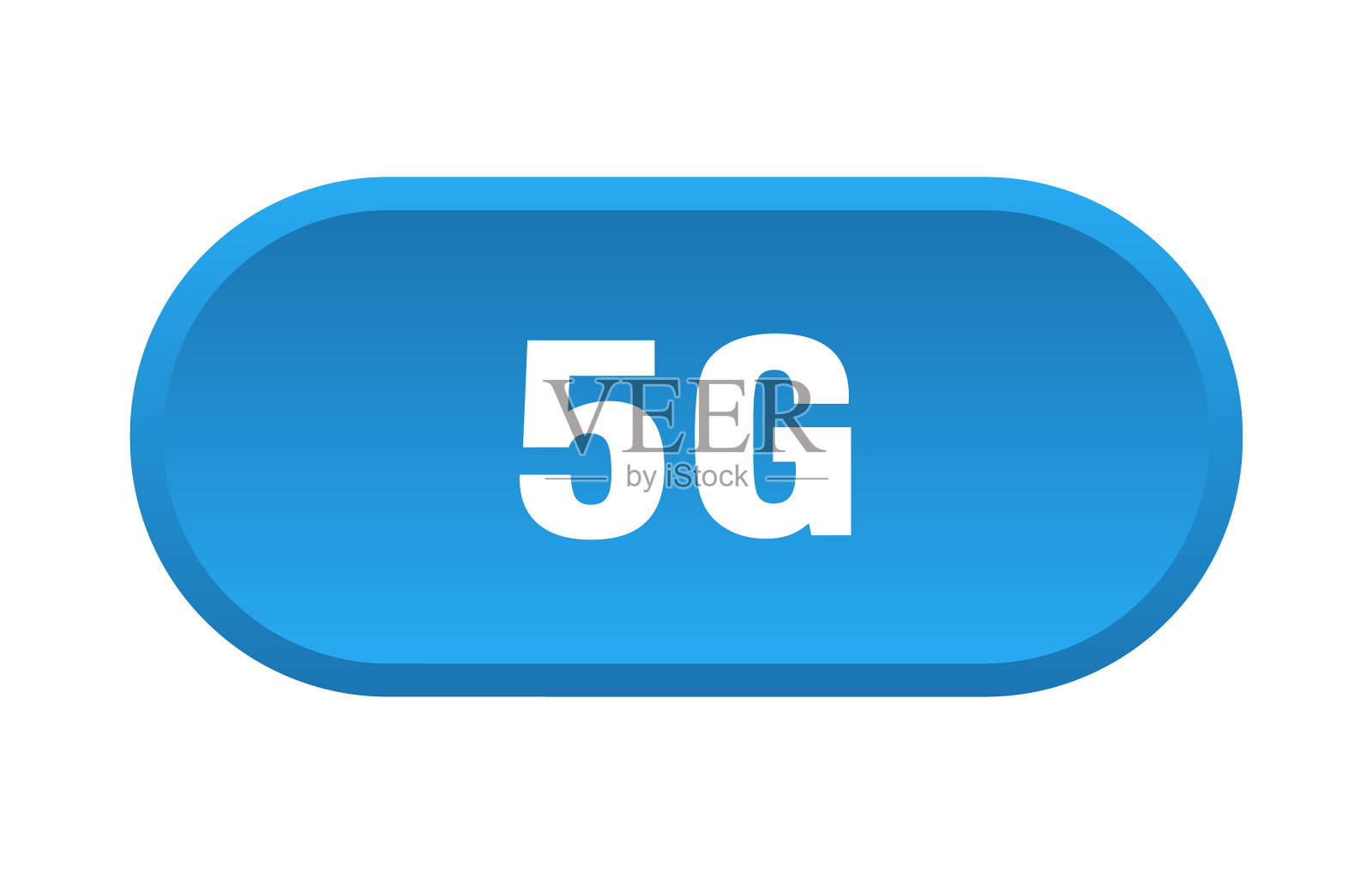 5g按钮圆形标志白色背景插画图片素材