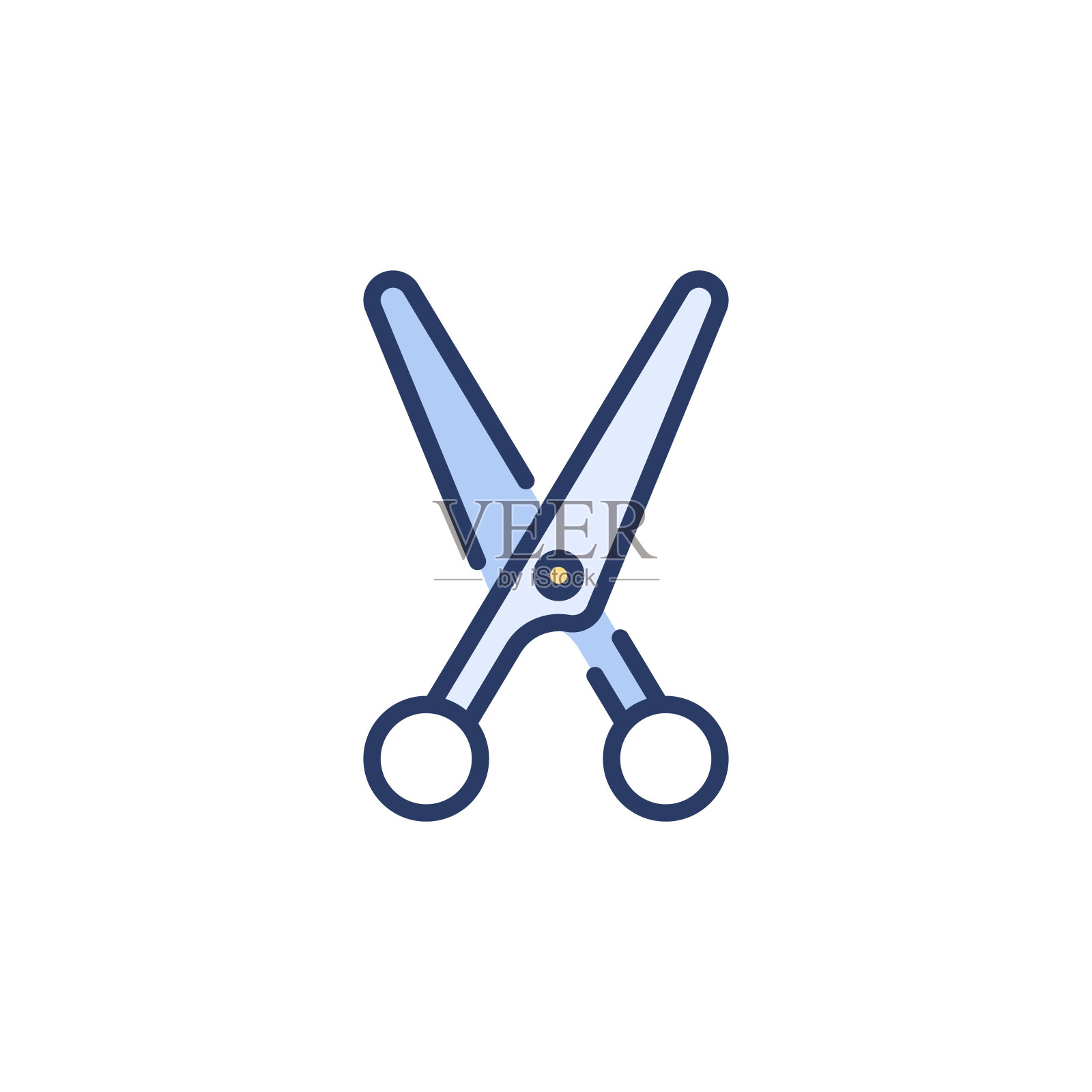 剪刀设计元素图片