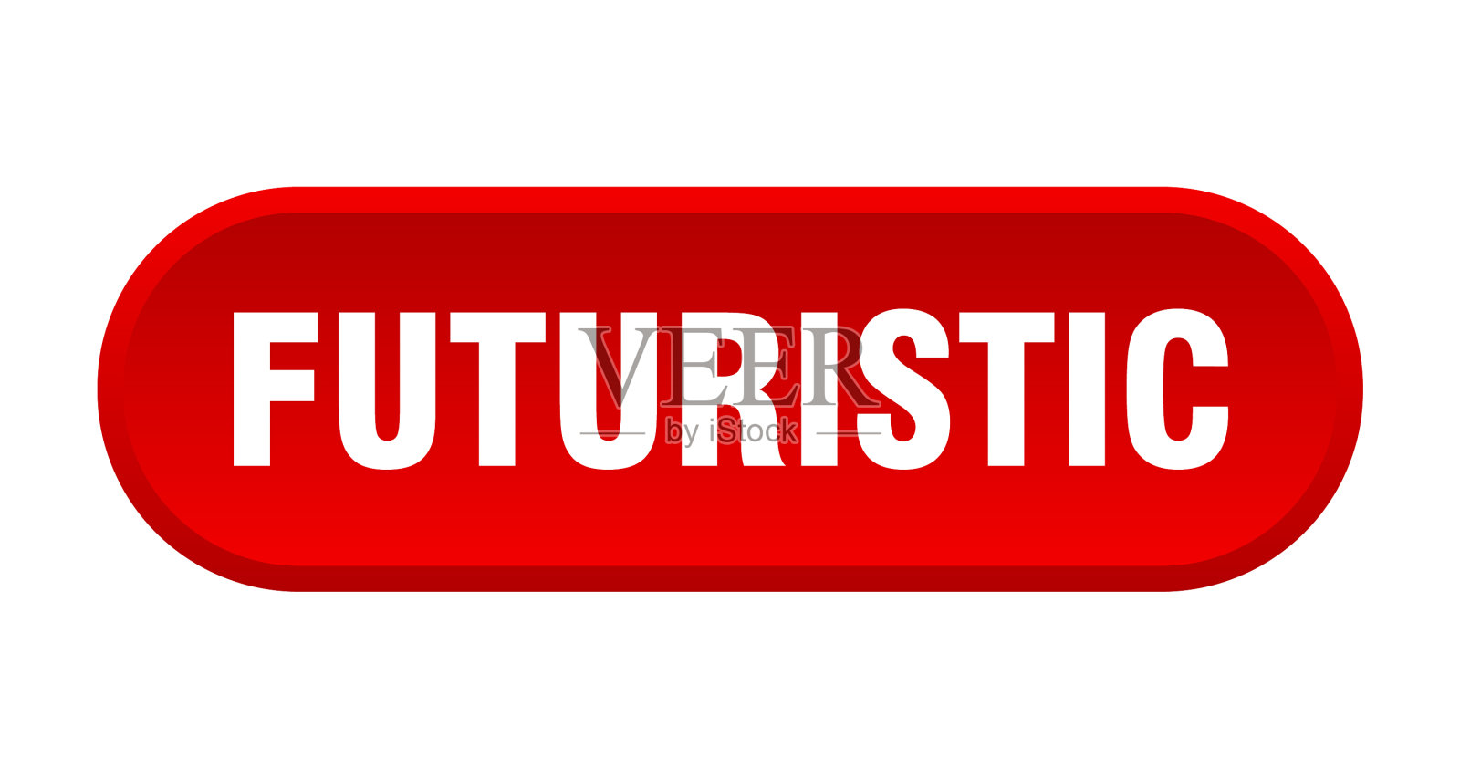 未来按钮圆形标志上的白色背景插画图片素材