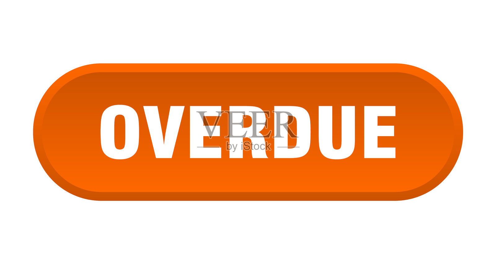 过期按钮圆形标志上的白色背景插画图片素材