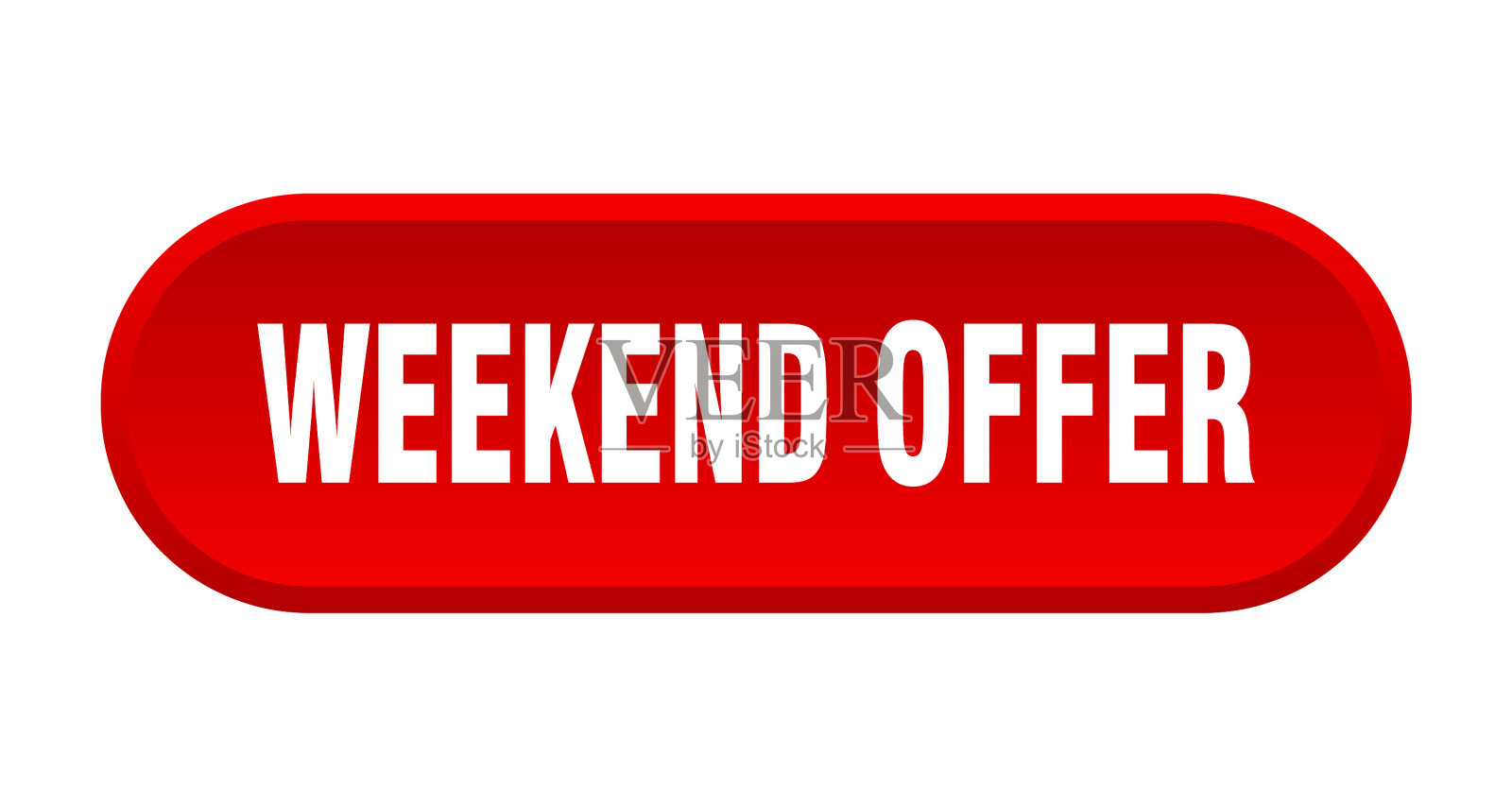 周末提供按钮圆形标志白色设计元素图片