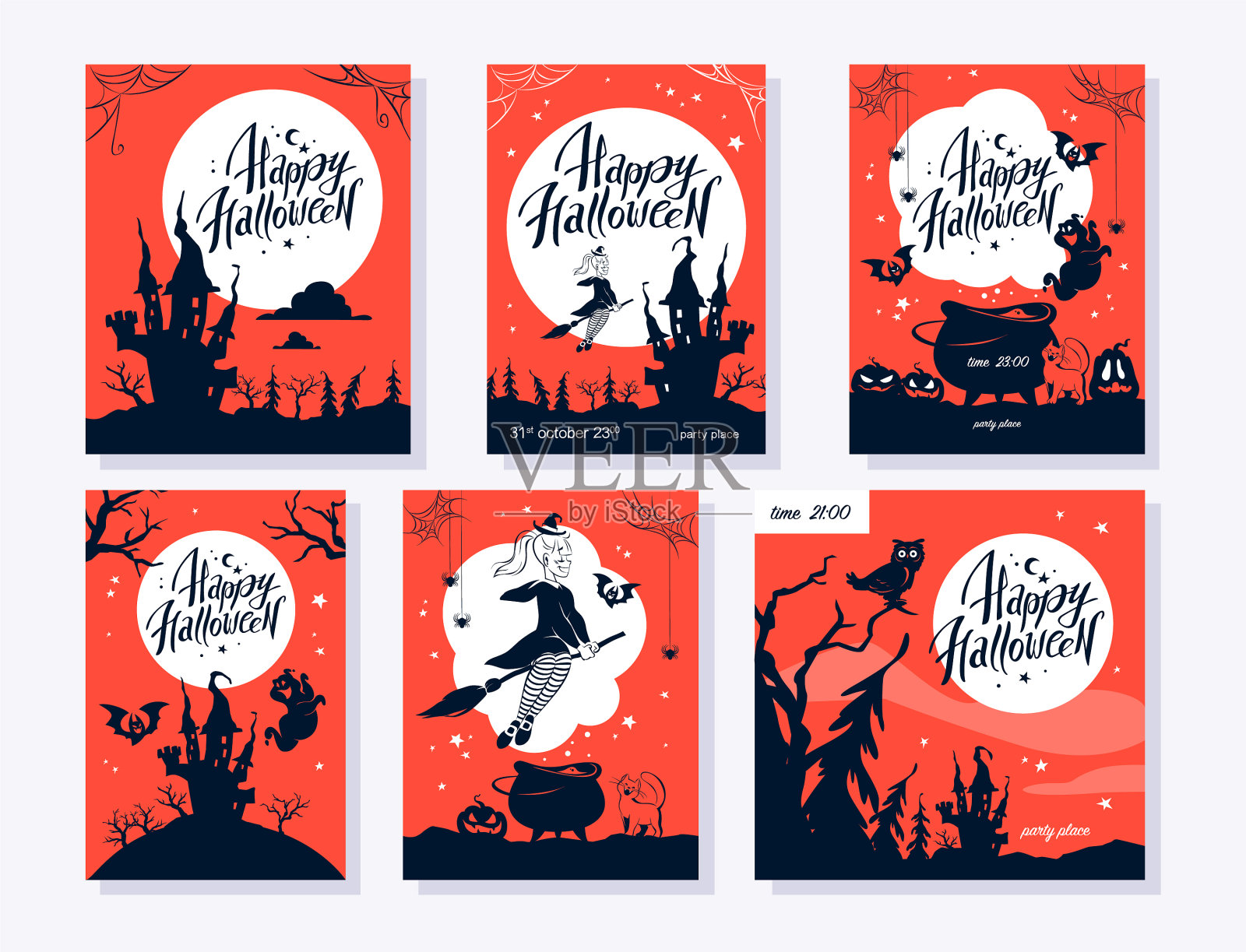 万圣节插画图片素材