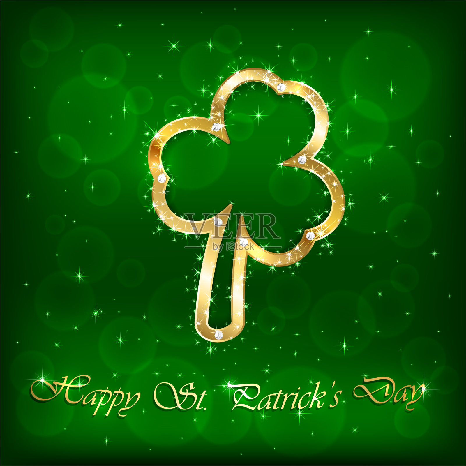 三叶草插画图片素材