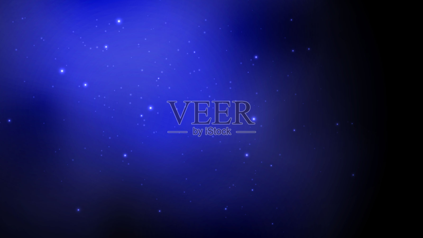 星空矢量抽象背景。闪亮的深蓝色太空星尘墙纸。插画图片素材