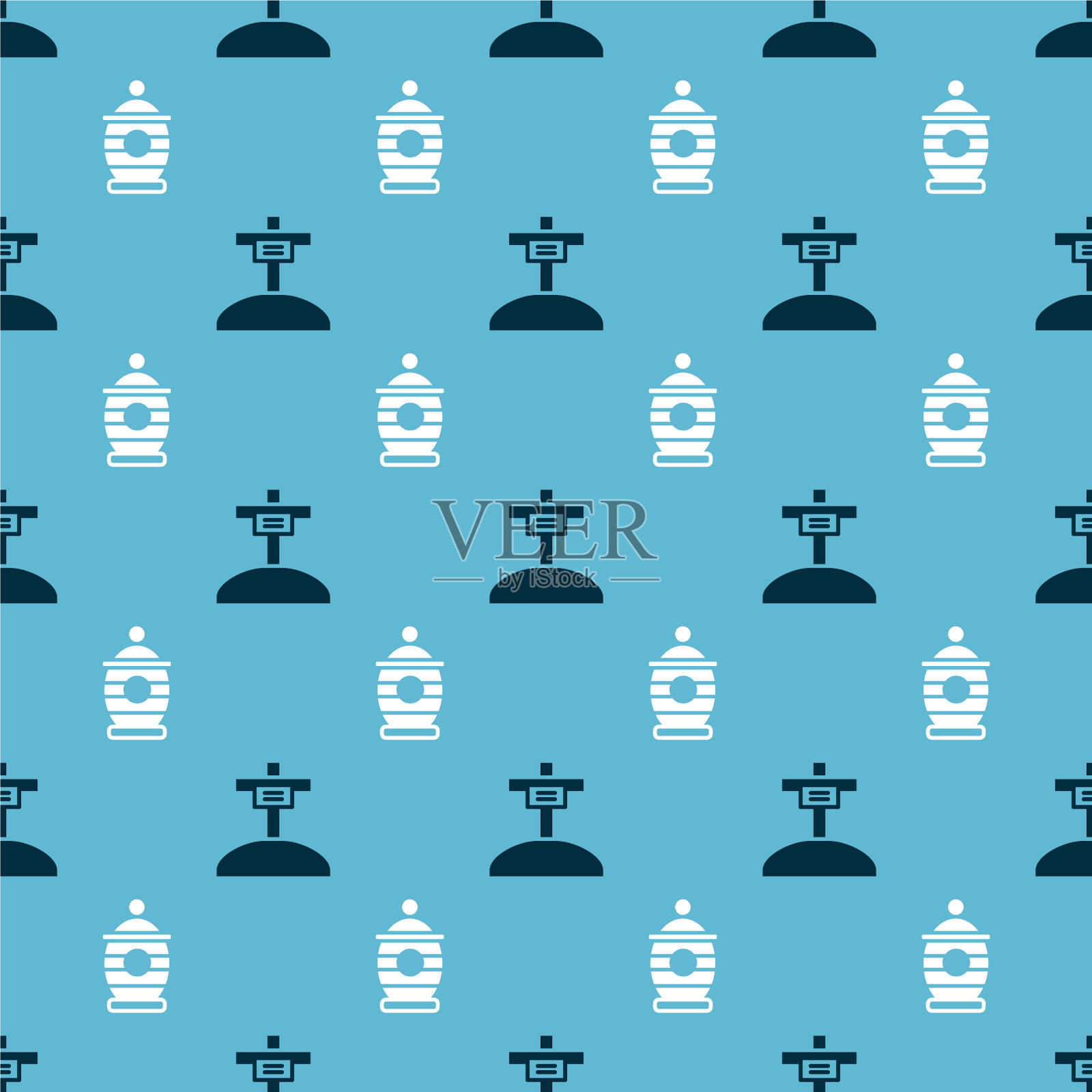 用十字架和骨灰盒把坟墓装得天衣无缝图标素材