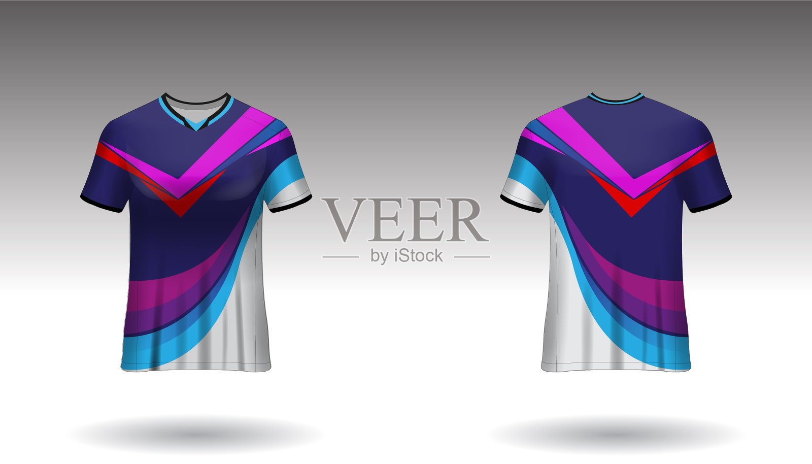 运动设计模板足球球衣插画图片素材