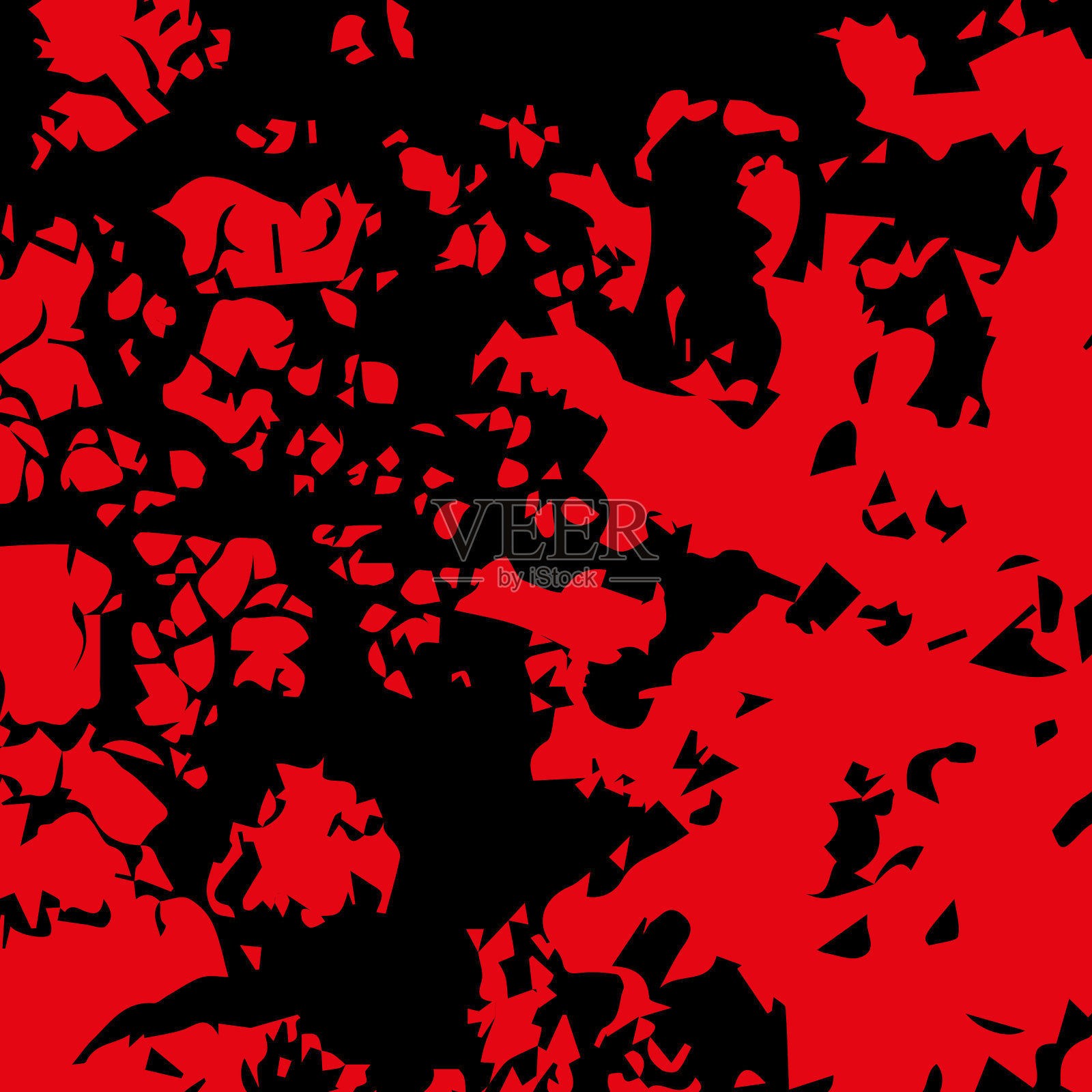 抽象的血的形象飞溅在红色墨水颜色上插画图片素材