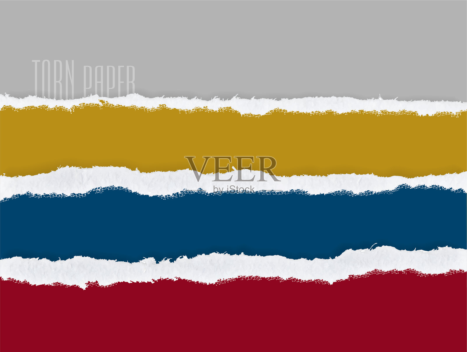 设置撕纸插画图片素材