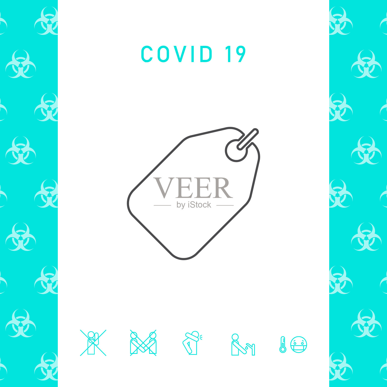 用于设计的标记线图标图形元素插画图片素材