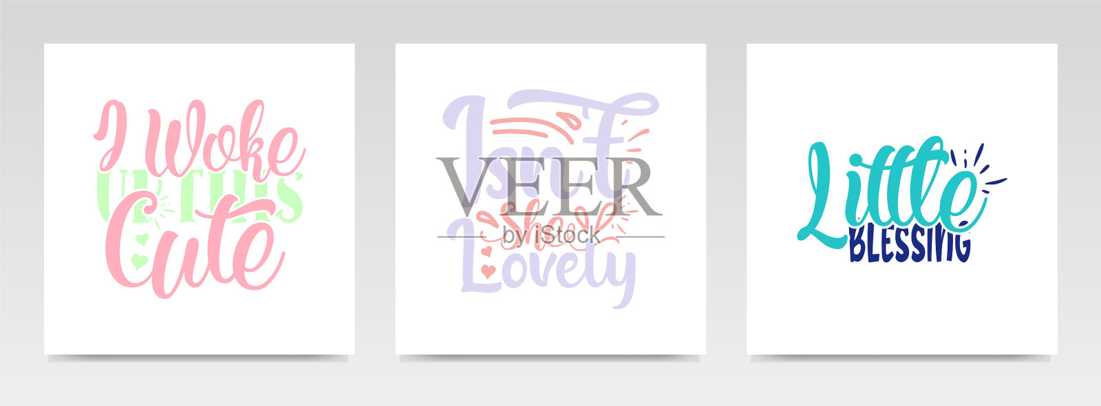 巴伯恩引用字母排版集插画图片素材