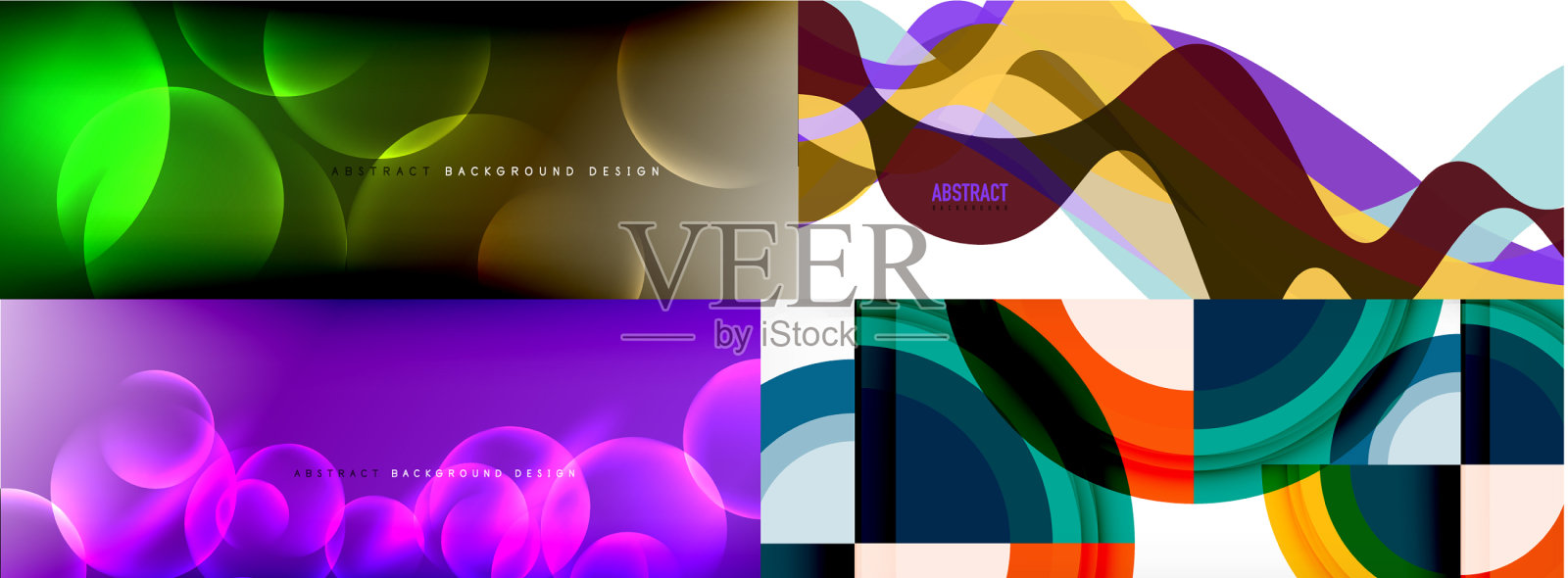 设置创造性的几何背景插画图片素材