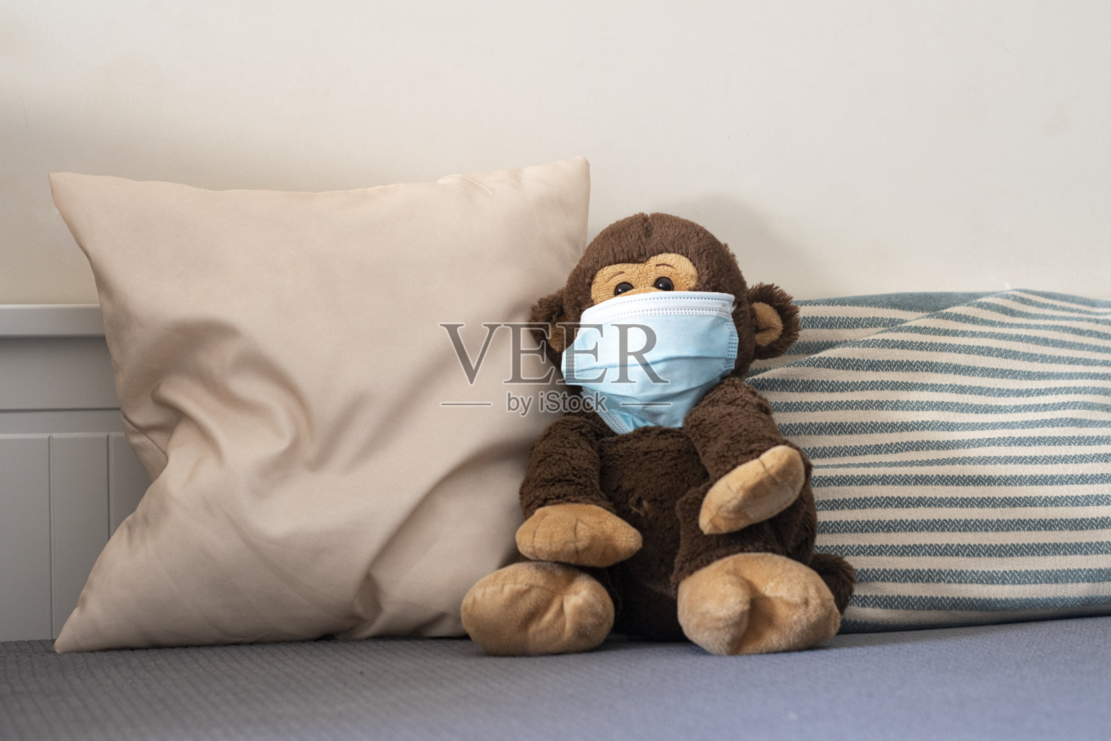 猴子的面具照片摄影图片