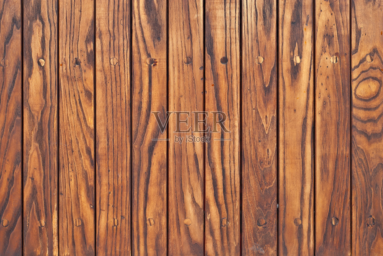 墙壁纹理与条纹镶板。近距离的木镶板。照片摄影图片