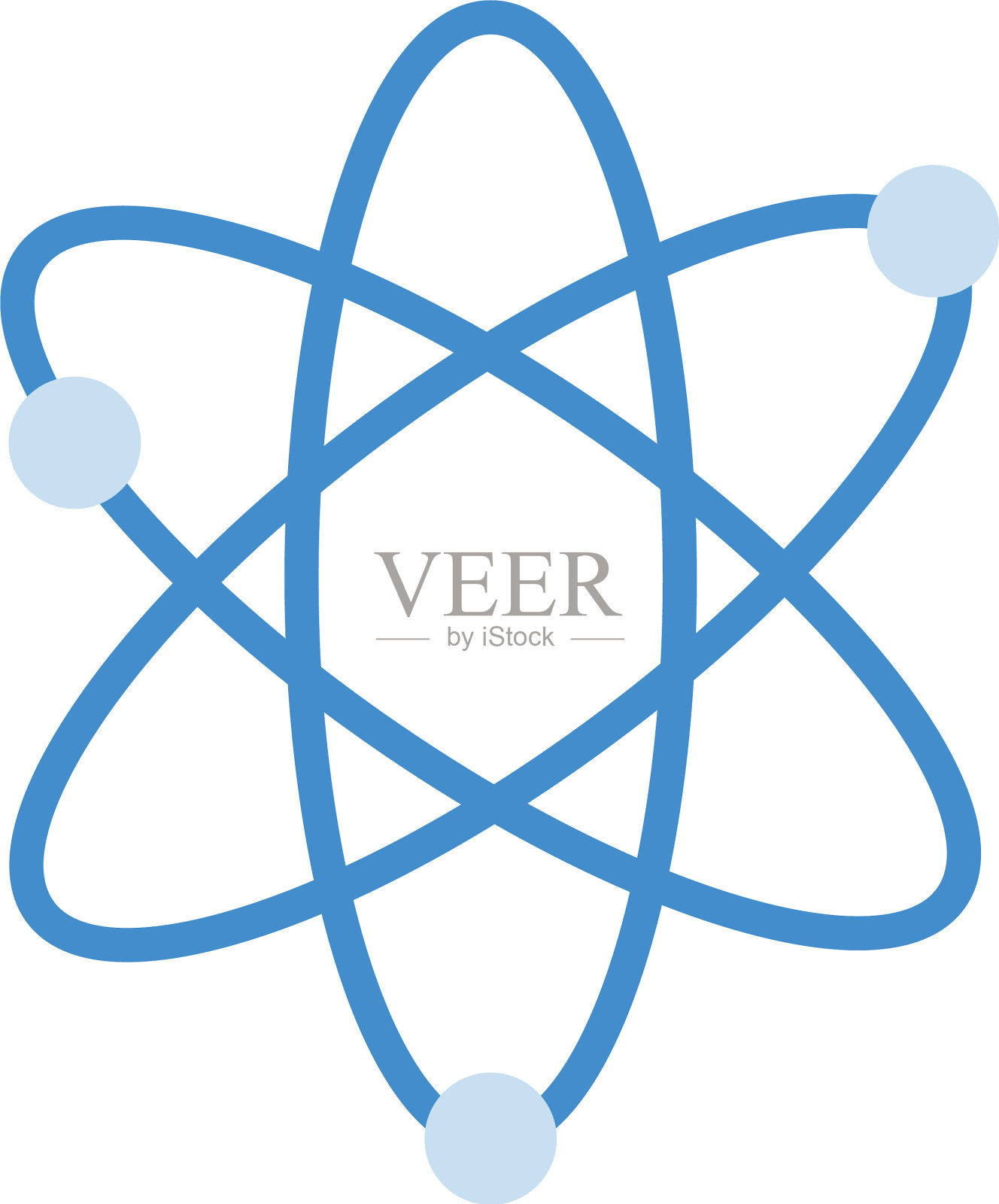 原子分子科学孤立图标插画图片素材