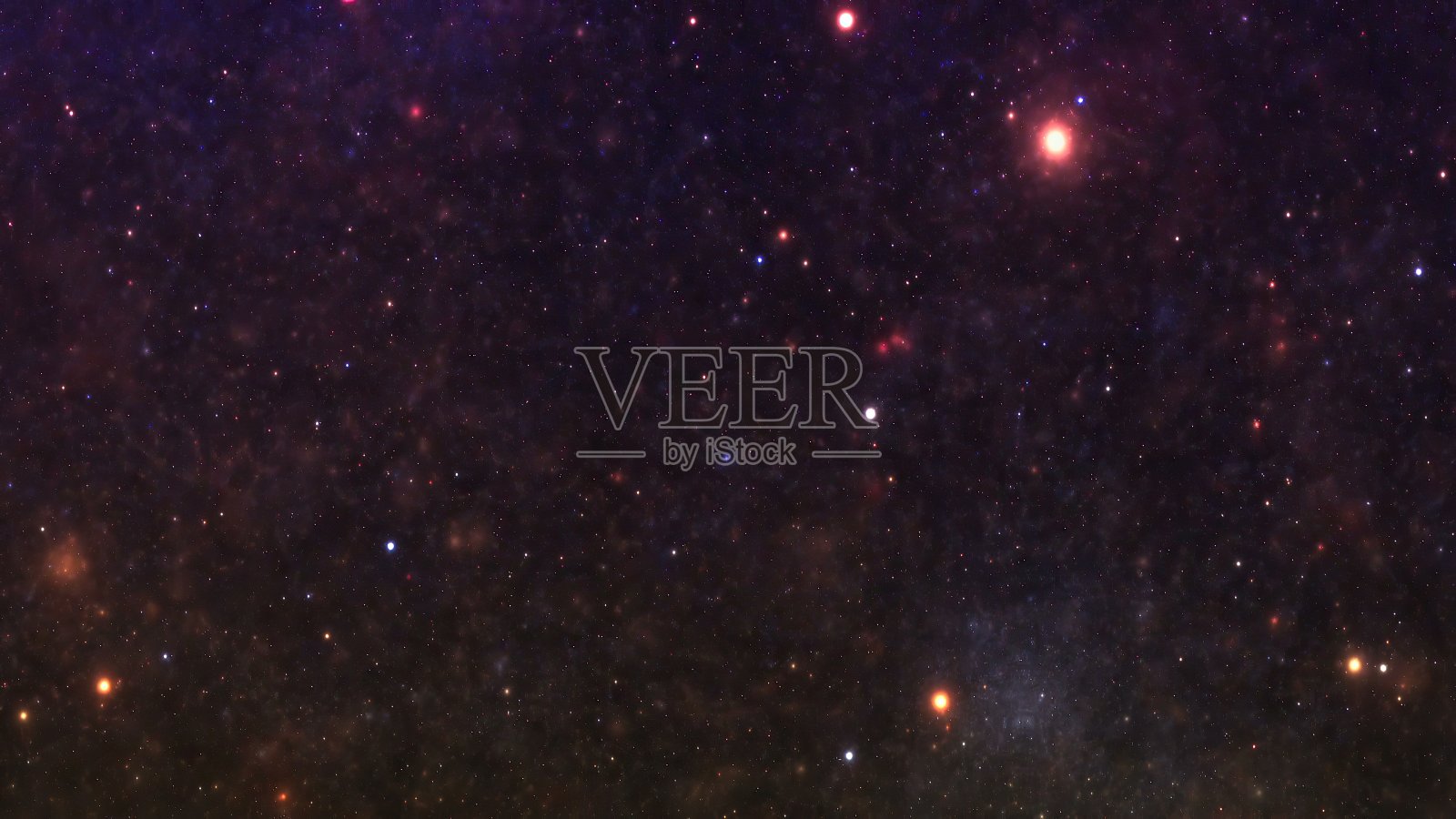 星星在夜空中的星云和星系的3d插图照片摄影图片