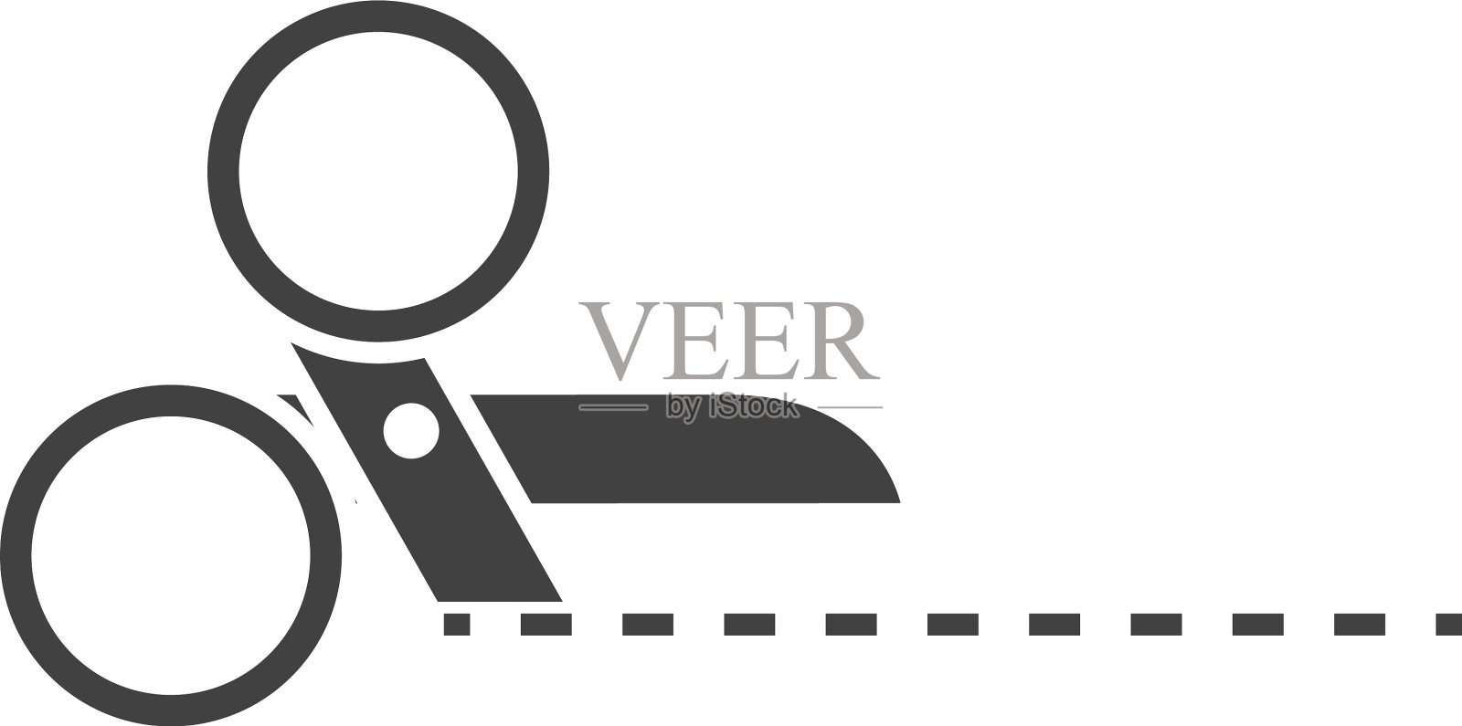 剪子切割工具孤立设计轮廓插画图片素材