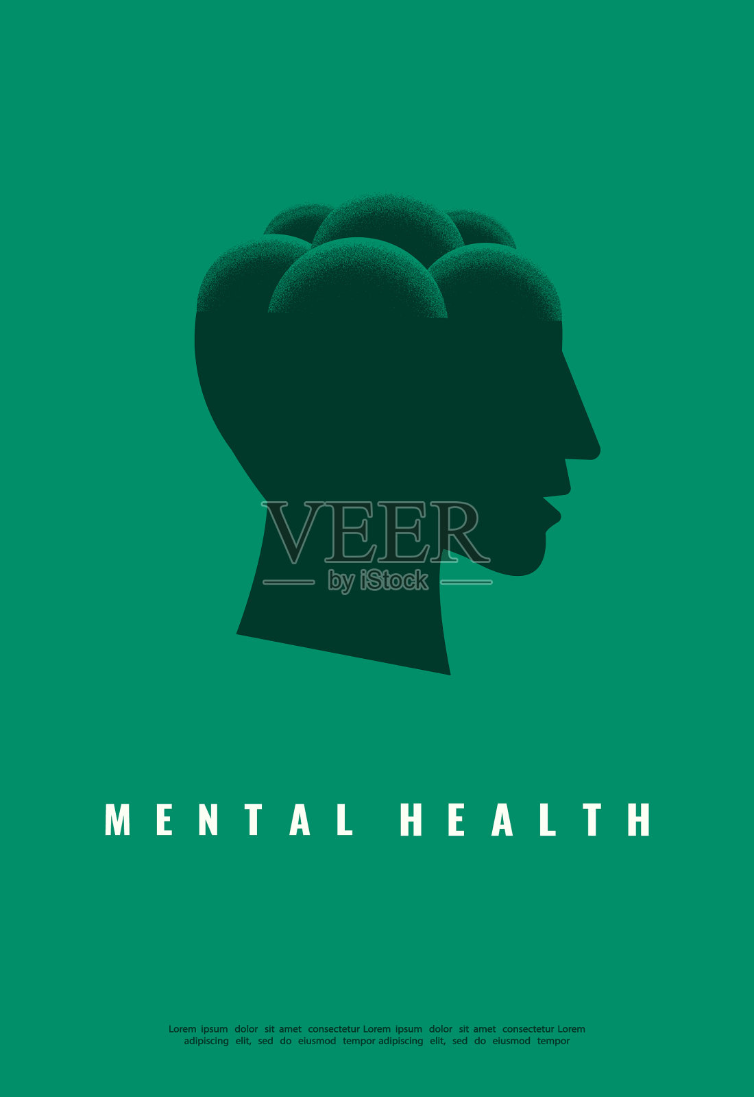 心理健康插画图片素材