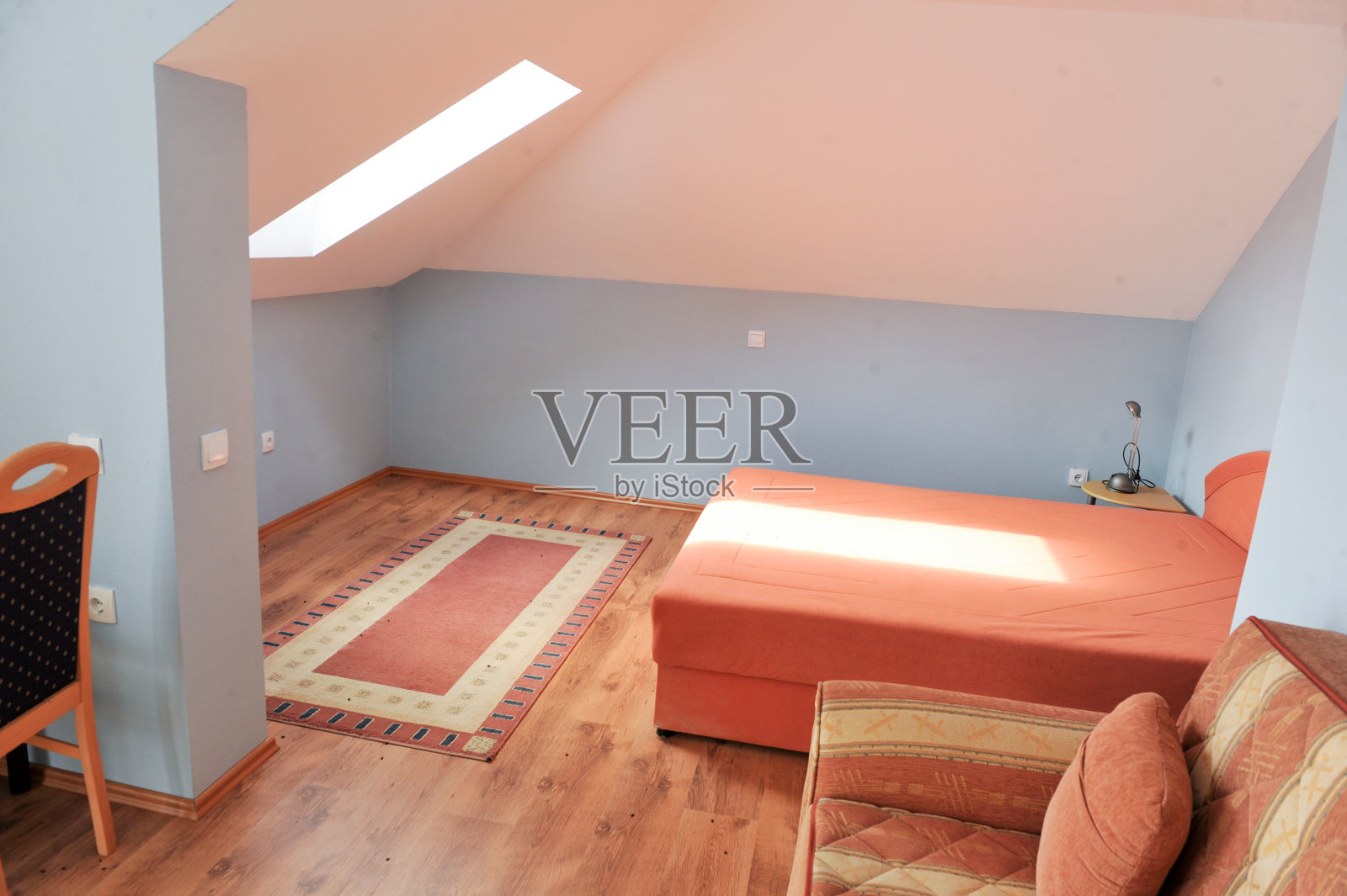 室内设计，现代卧室照片摄影图片