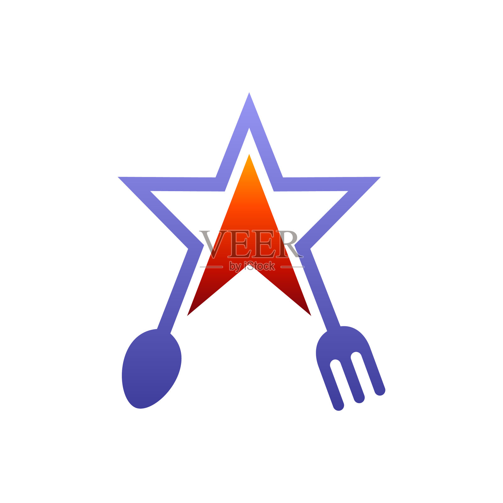 明星食品标志插画图片素材