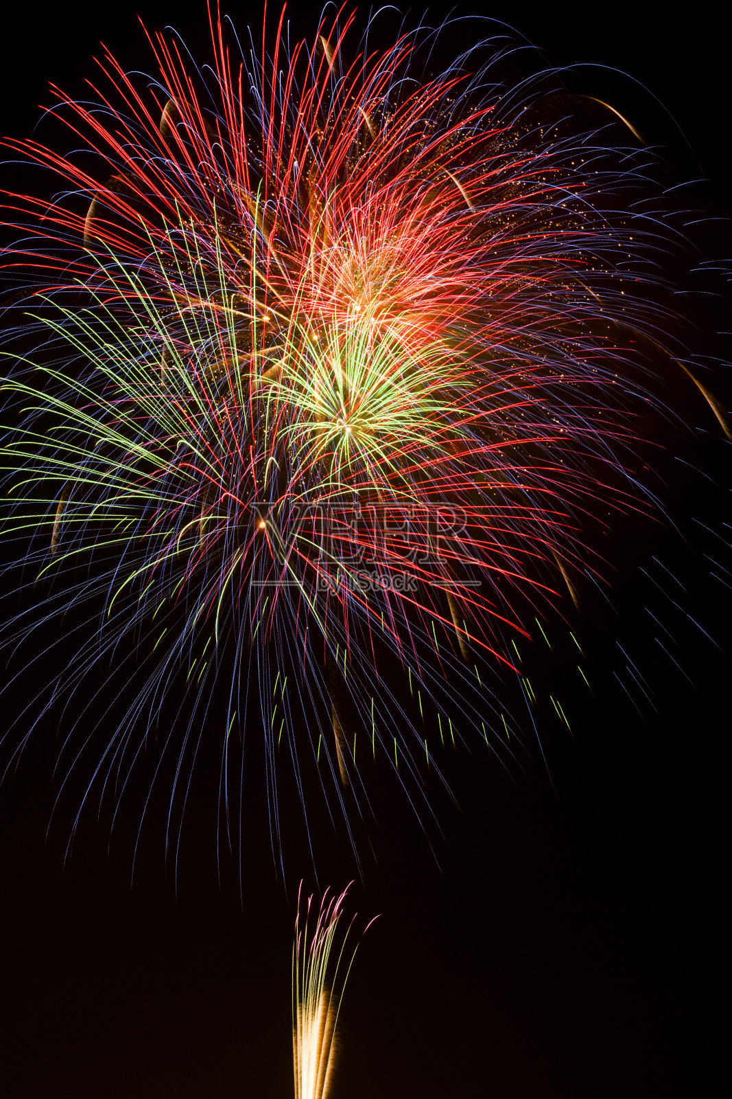 烟花照片摄影图片