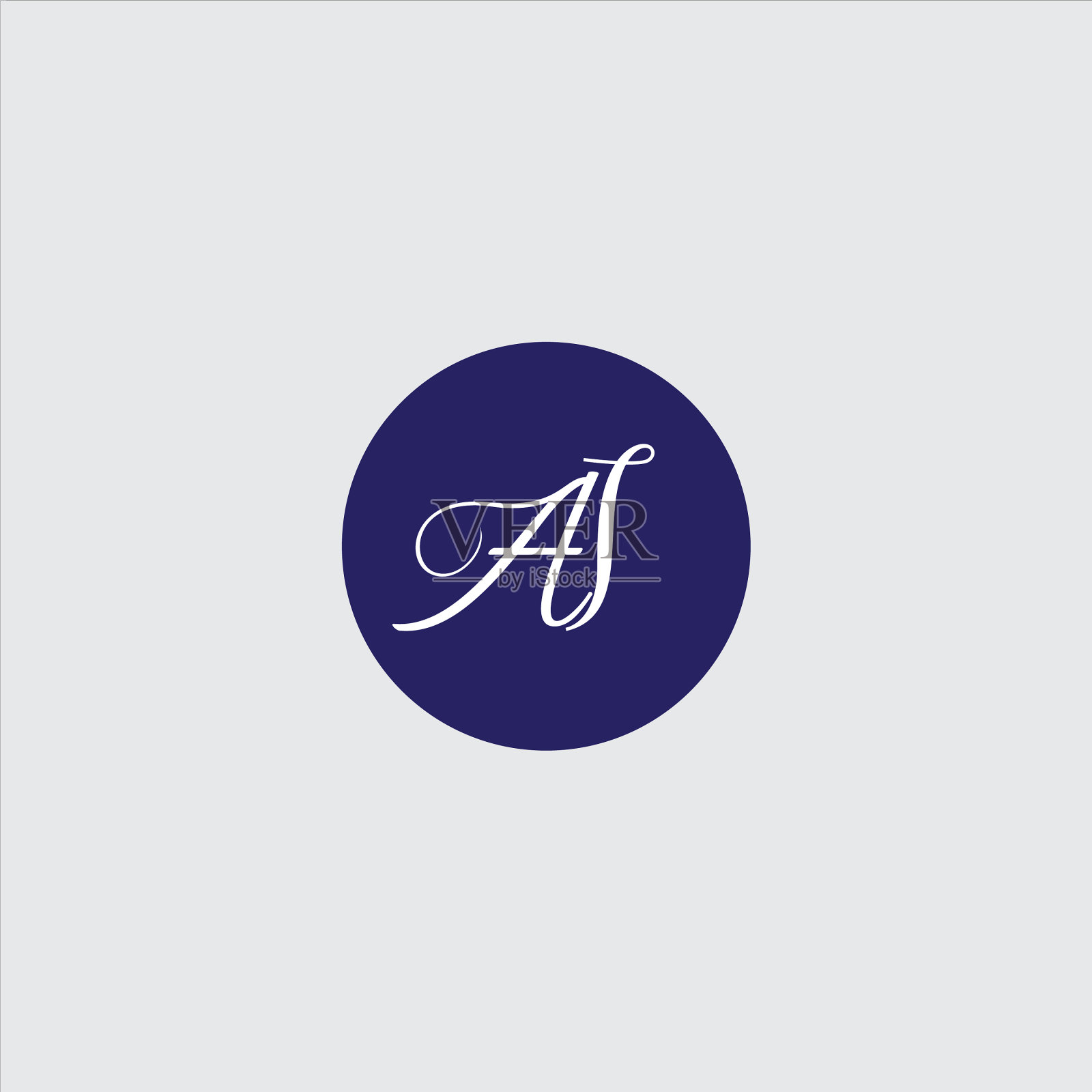 一个I字母标志抽象设计一个I字母标志图标素材